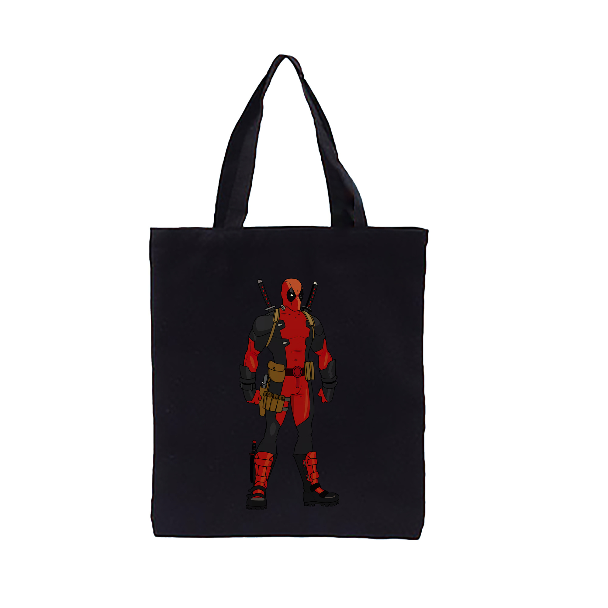 （画像用） Deadpool デッドプール 縦型キャンバス生地手提げバッグ　トートバッグ