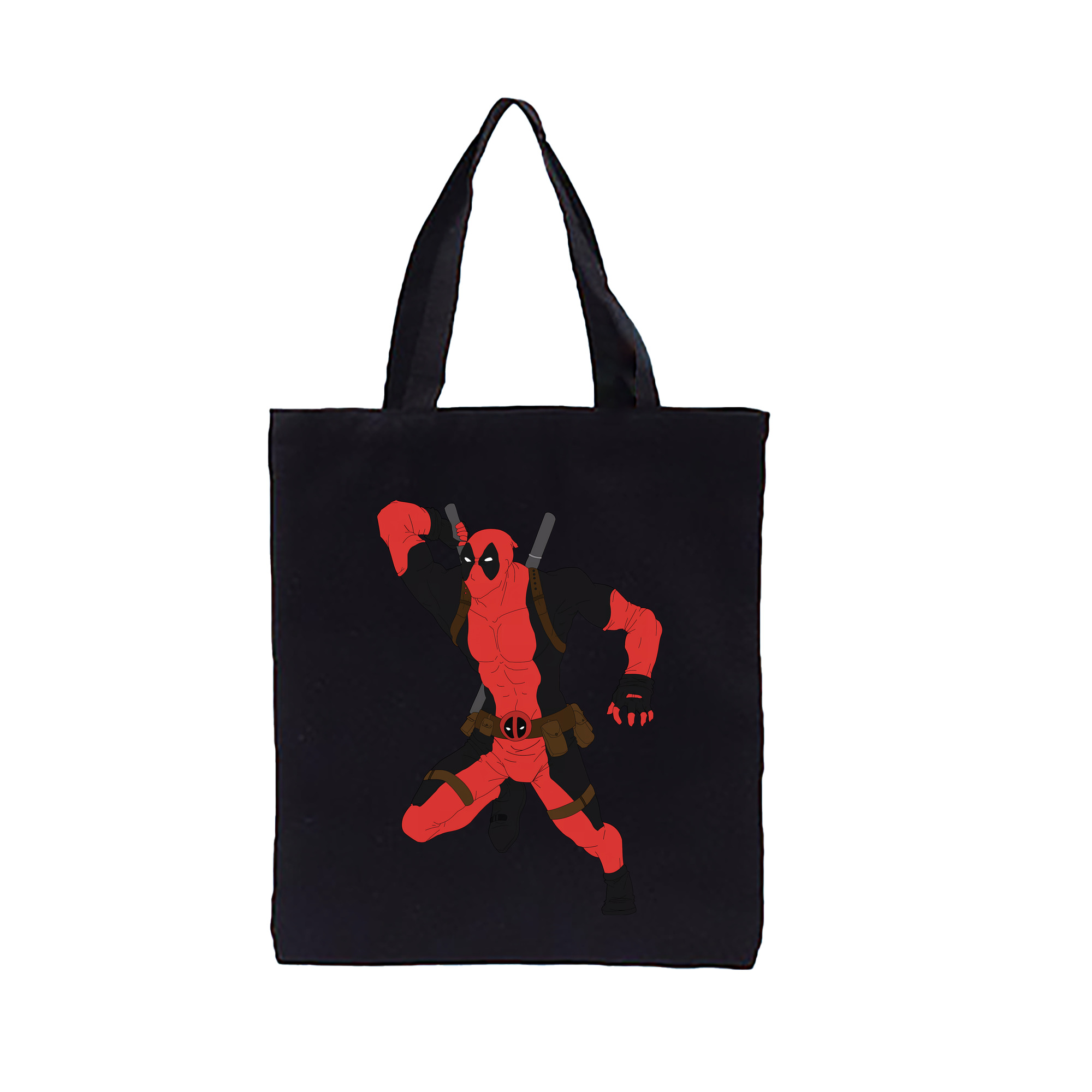 （画像用） Deadpool デッドプール 縦型キャンバス生地手提げバッグ　トートバッグ