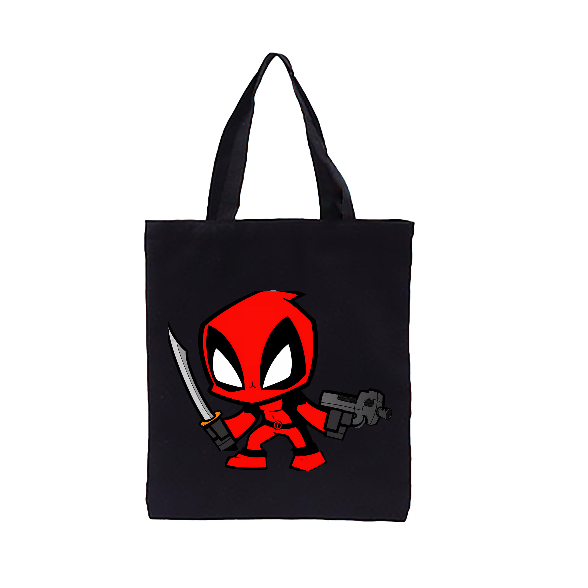 （画像用） Deadpool デッドプール 縦型キャンバス生地手提げバッグ　トートバッグ