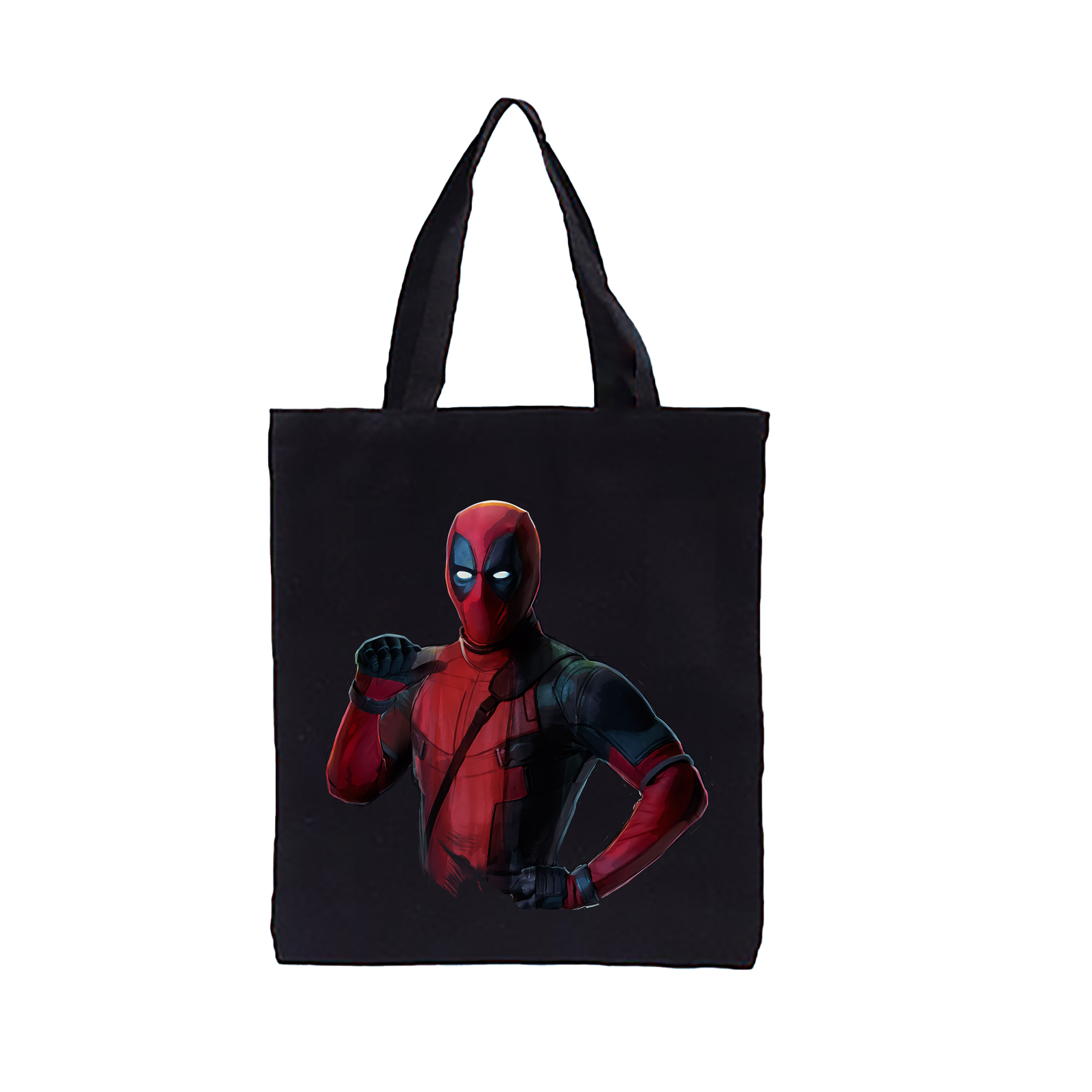 （画像用） Deadpool デッドプール 縦型キャンバス生地手提げバッグ　トートバッグ