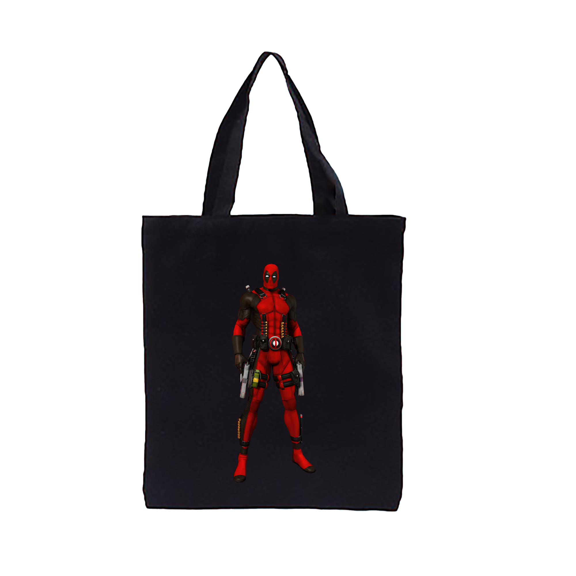 （画像用） Deadpool デッドプール 縦型キャンバス生地手提げバッグ　トートバッグ