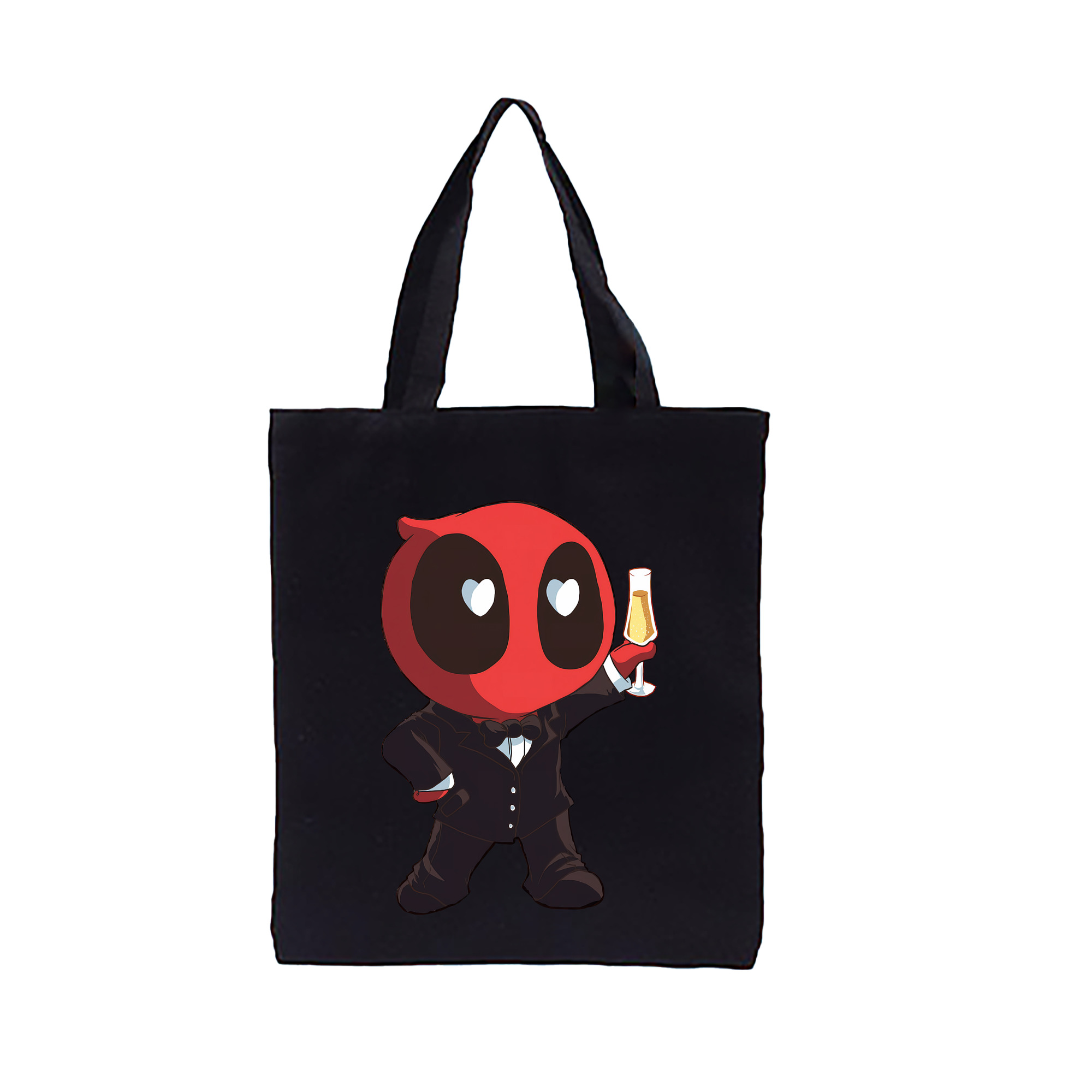 （画像用） Deadpool デッドプール 縦型キャンバス生地手提げバッグ　トートバッグ