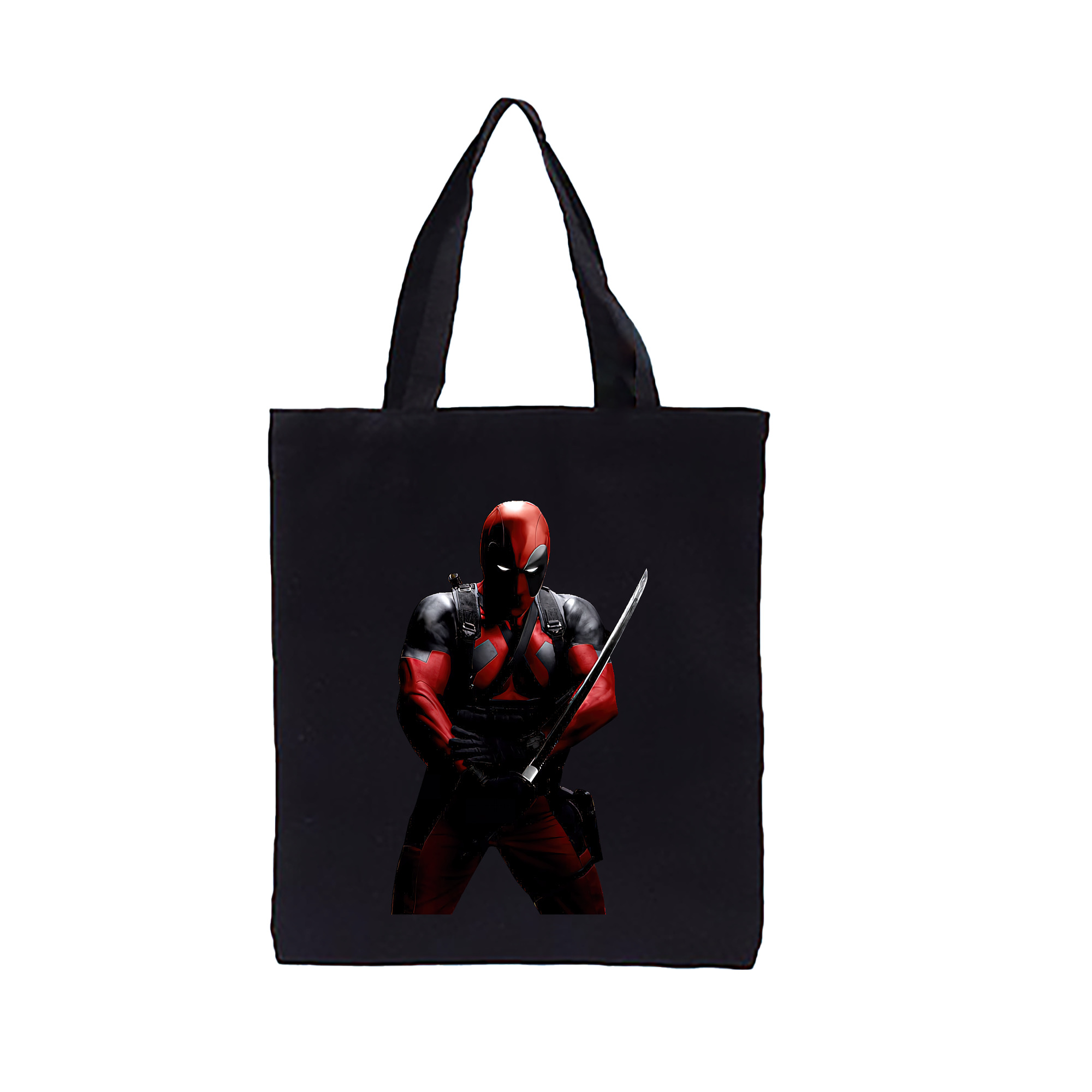 （画像用） Deadpool デッドプール 縦型キャンバス生地手提げバッグ　トートバッグ
