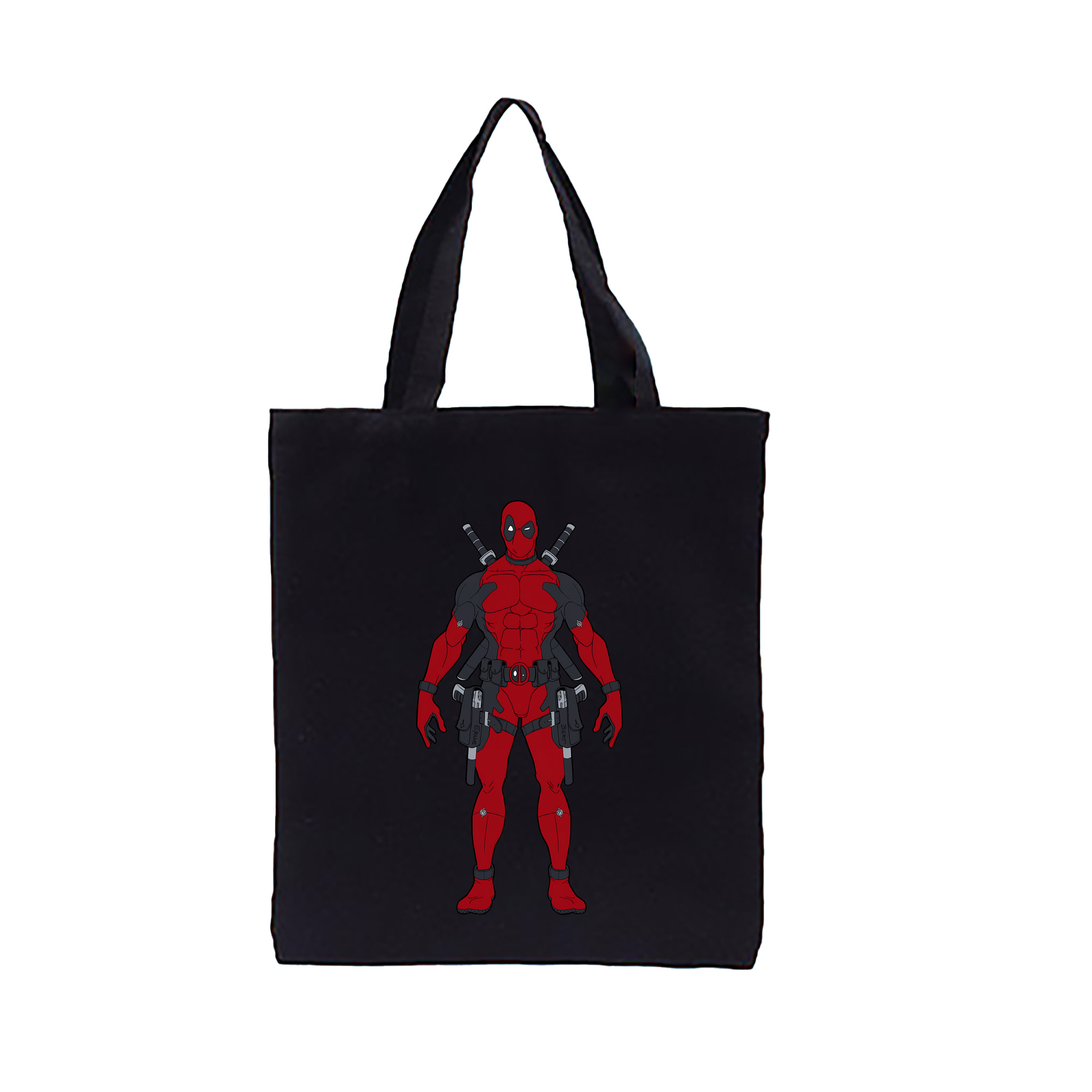 （画像用） Deadpool デッドプール 縦型キャンバス生地手提げバッグ　トートバッグ