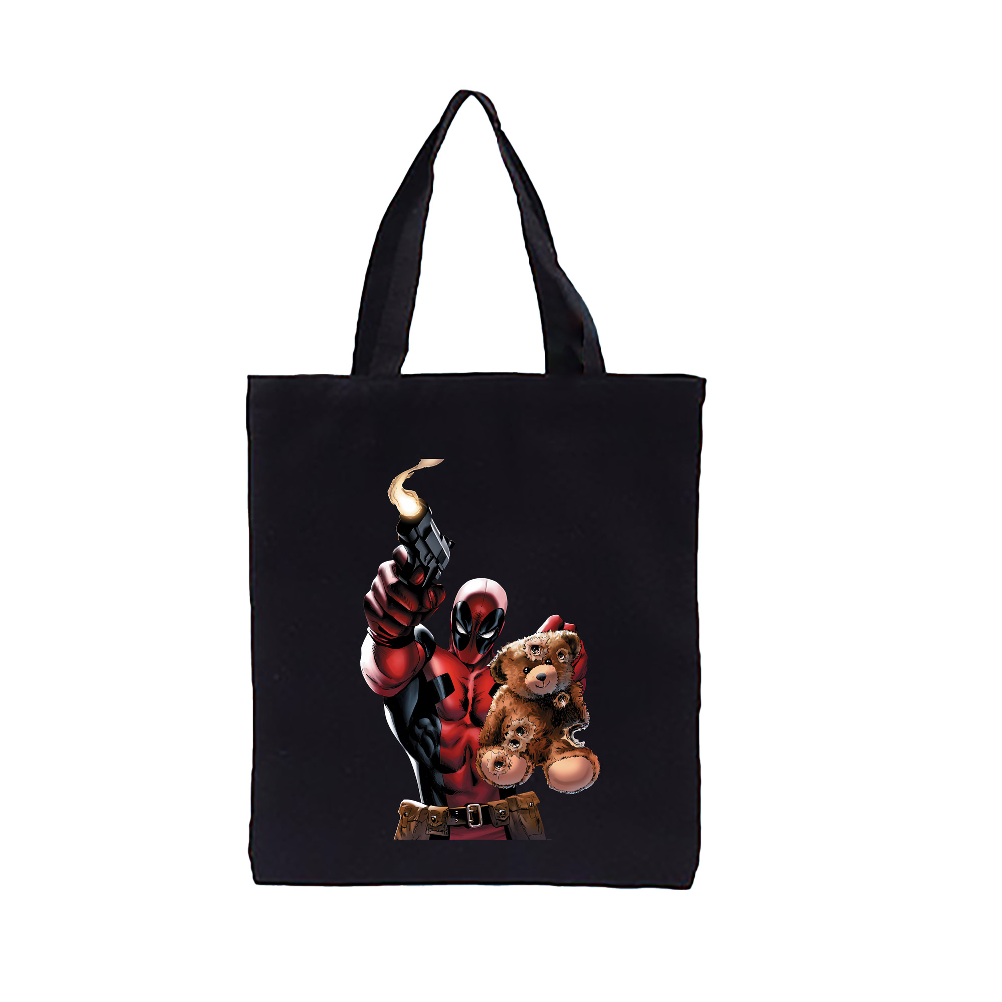 （画像用） Deadpool デッドプール 縦型キャンバス生地手提げバッグ　トートバッグ