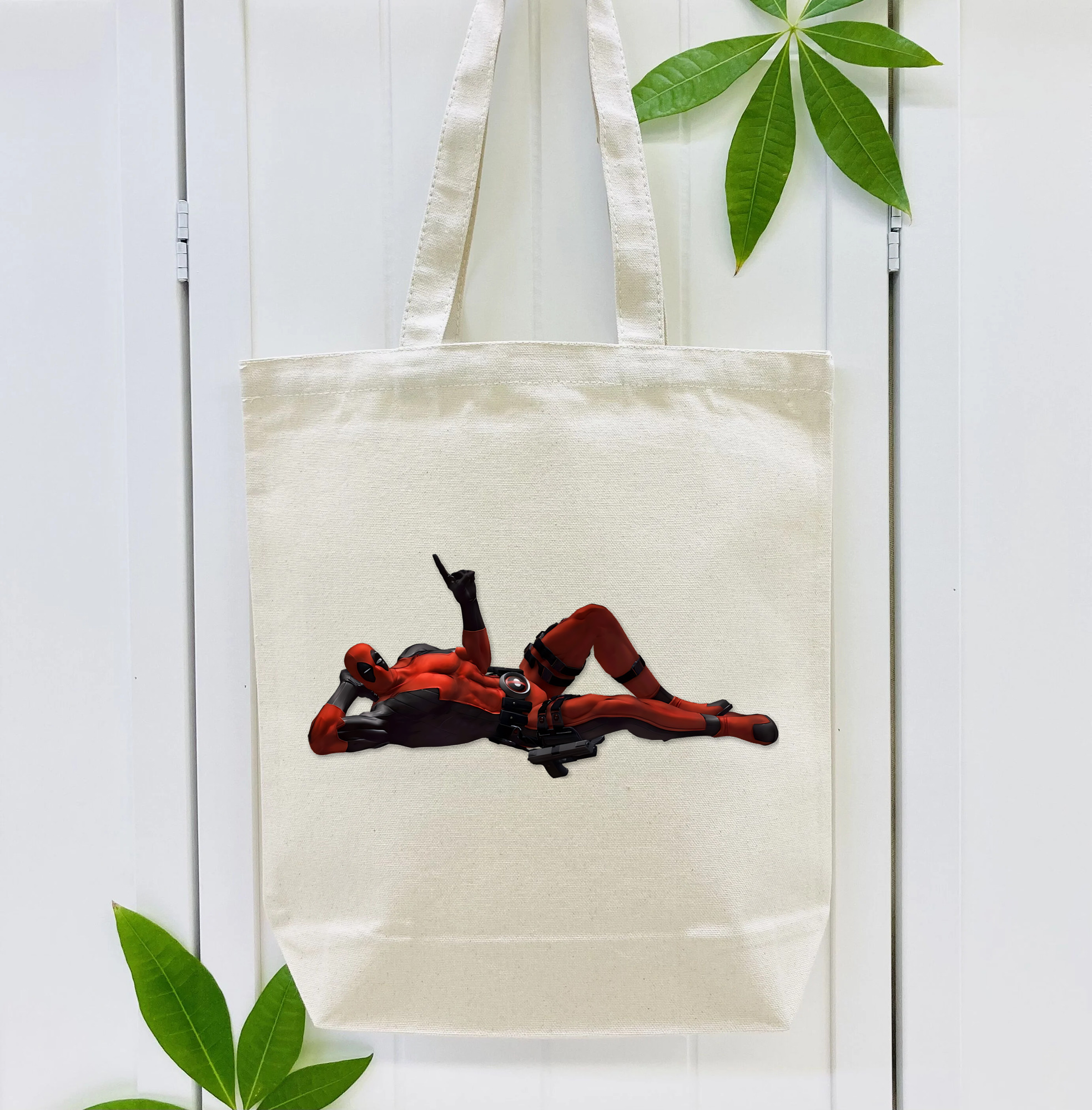 Deadpool デッドプール 縦型キャンバス生地手提げバッグ　トートバッグ