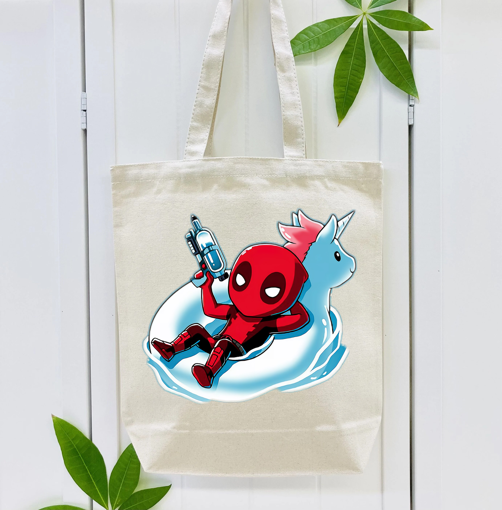 Deadpool デッドプール 縦型キャンバス生地手提げバッグ　トートバッグ