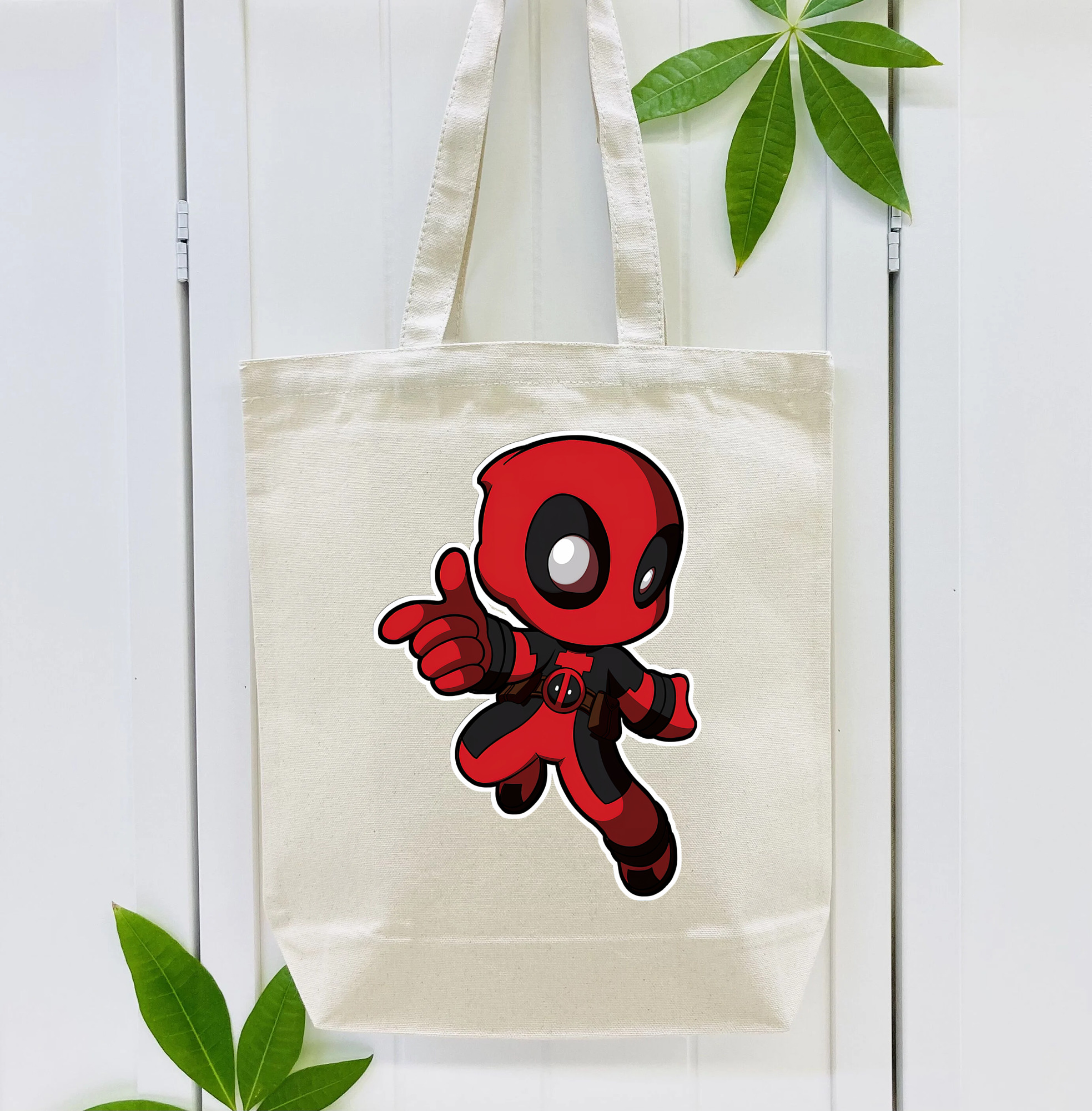 Deadpool デッドプール 縦型キャンバス生地手提げバッグ　トートバッグ
