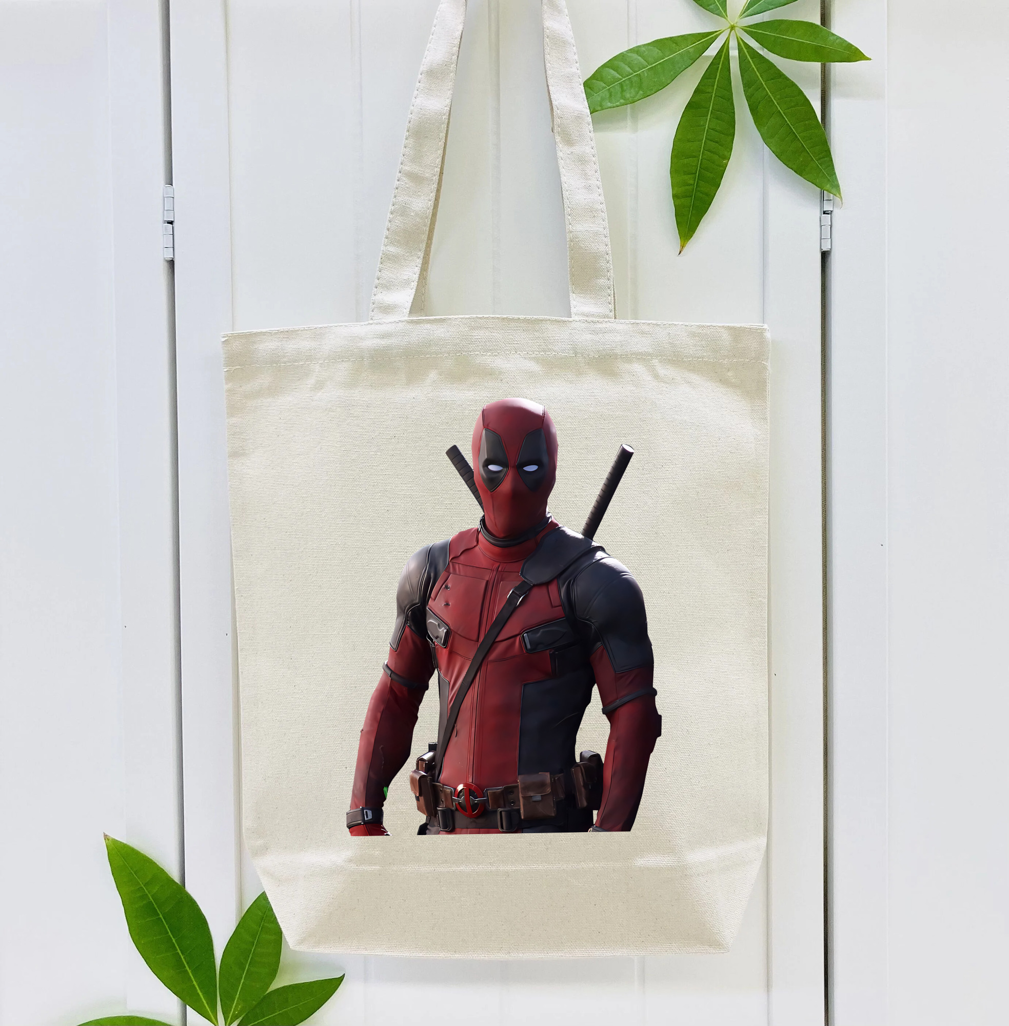 Deadpool デッドプール 縦型キャンバス生地手提げバッグ　トートバッグ
