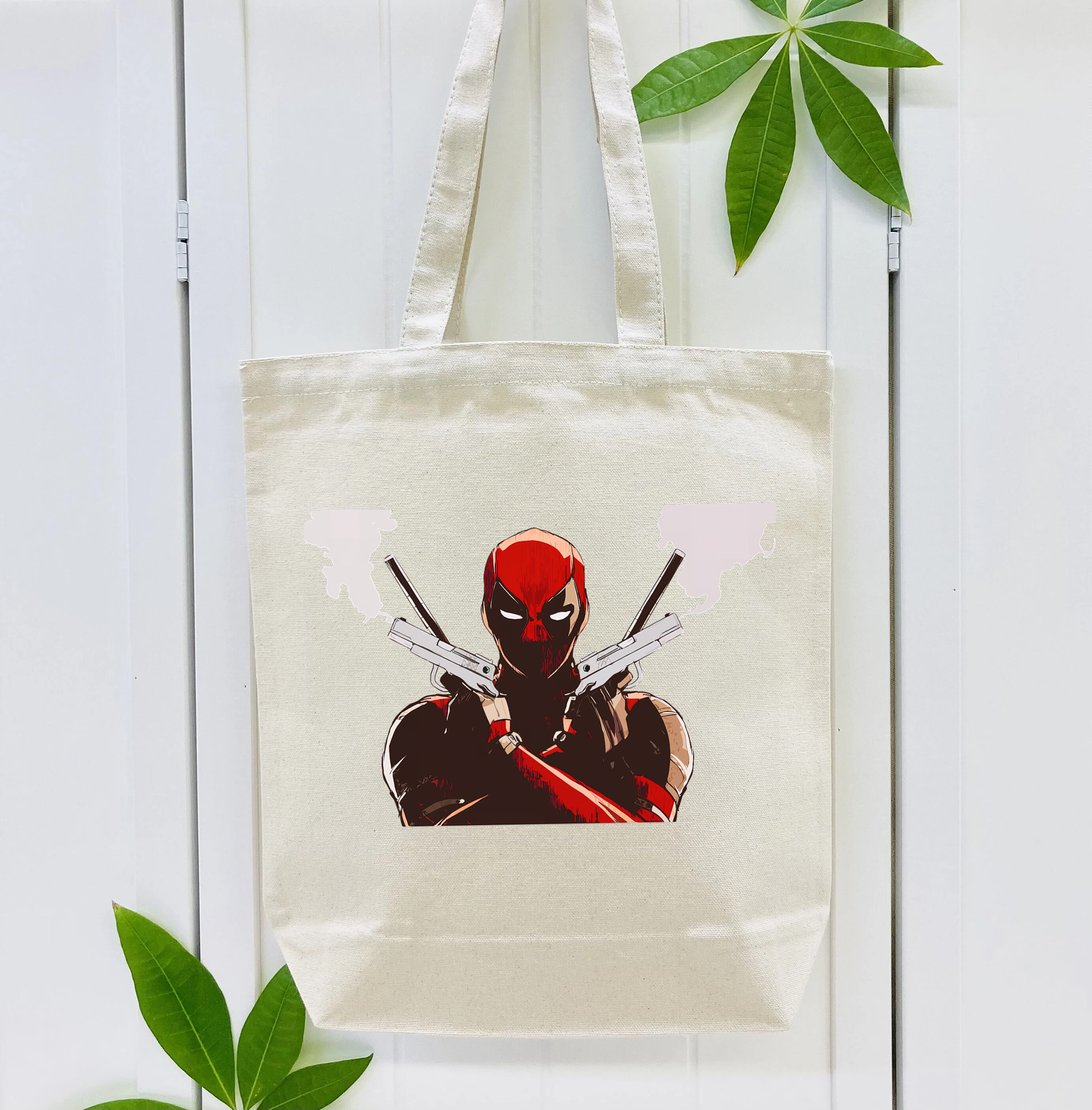 Deadpool デッドプール 縦型キャンバス生地手提げバッグ　トートバッグ