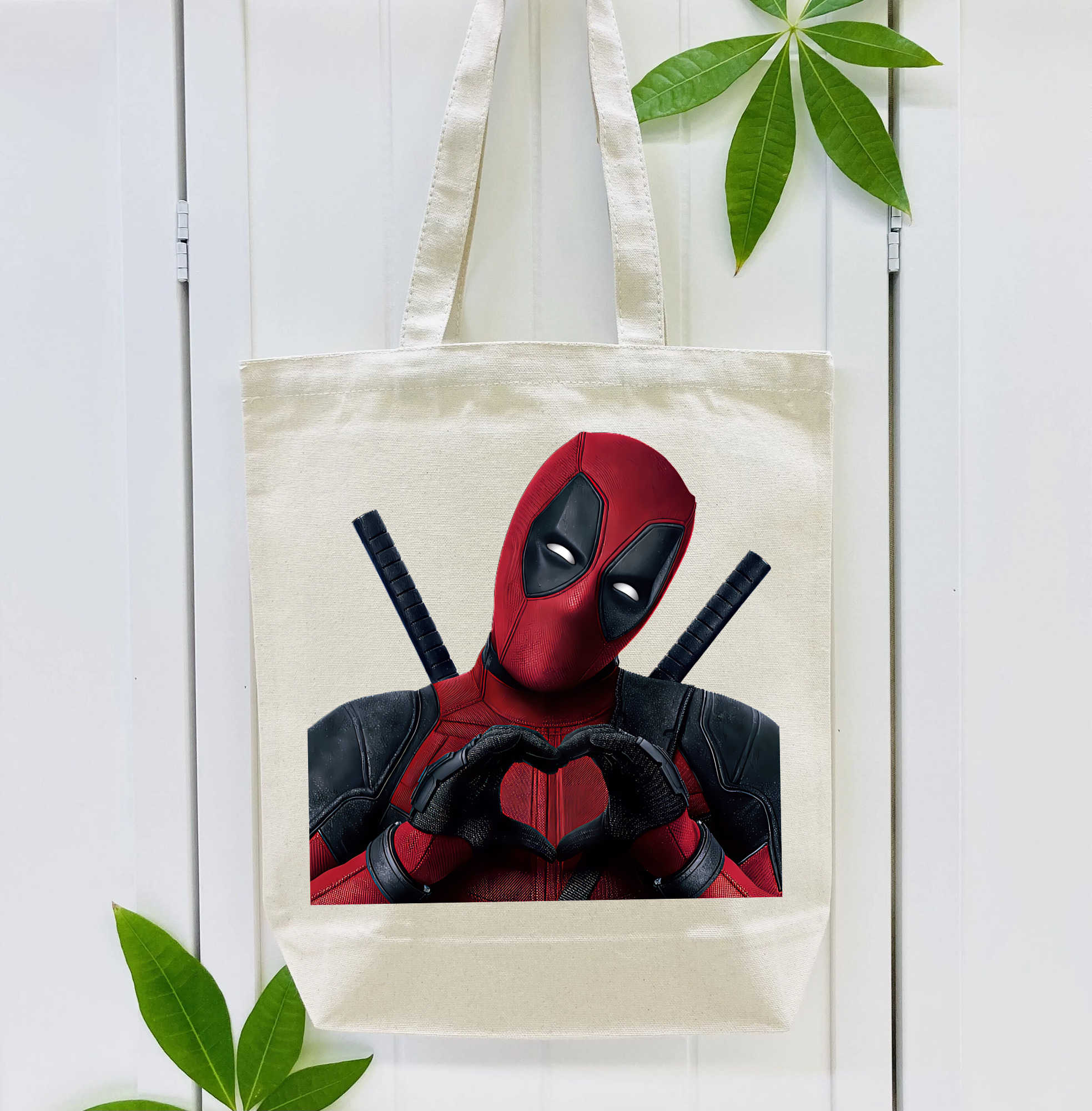 Deadpool デッドプール 縦型キャンバス生地手提げバッグ　トートバッグ