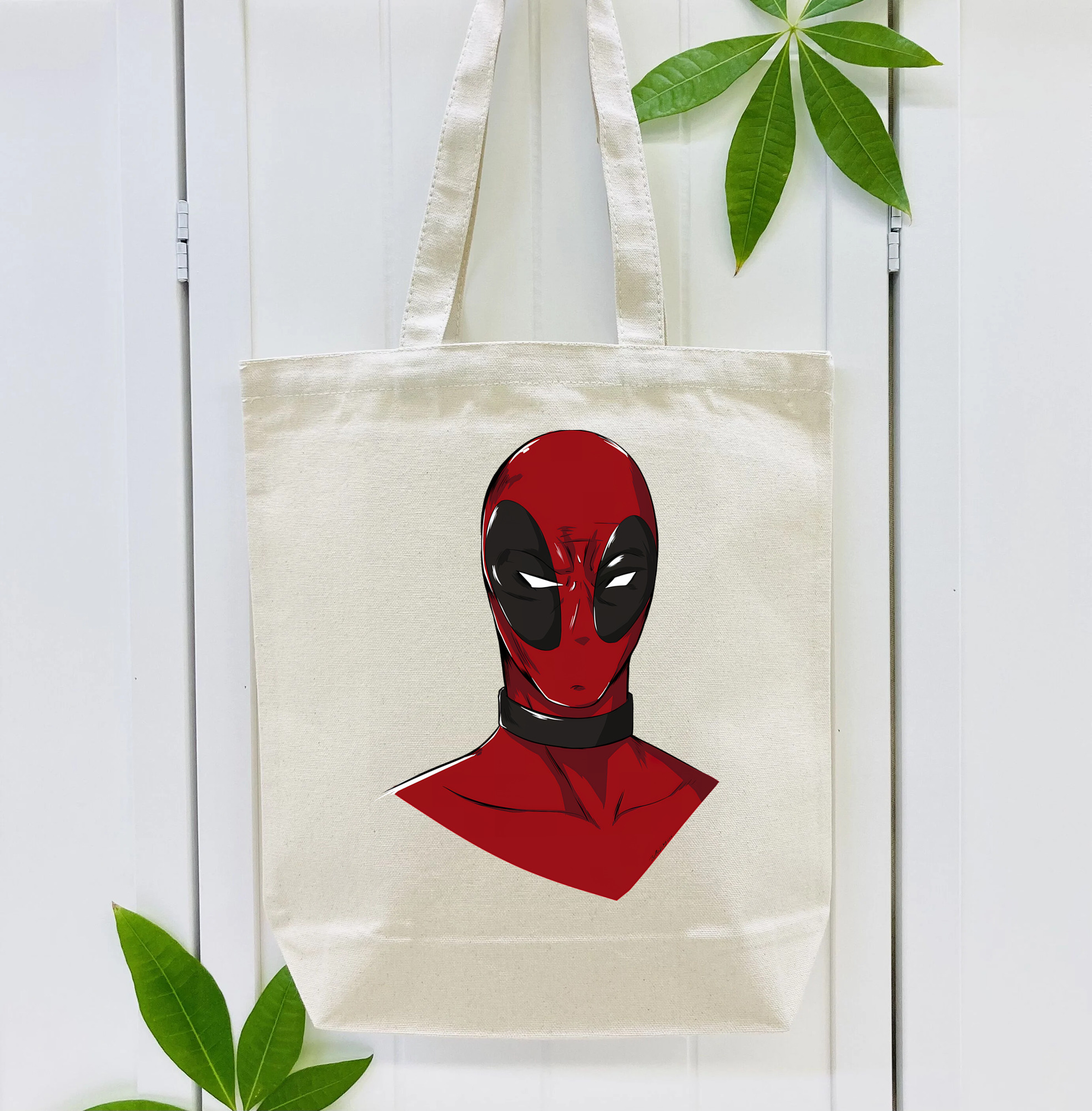 Deadpool デッドプール 縦型キャンバス生地手提げバッグ　トートバッグ