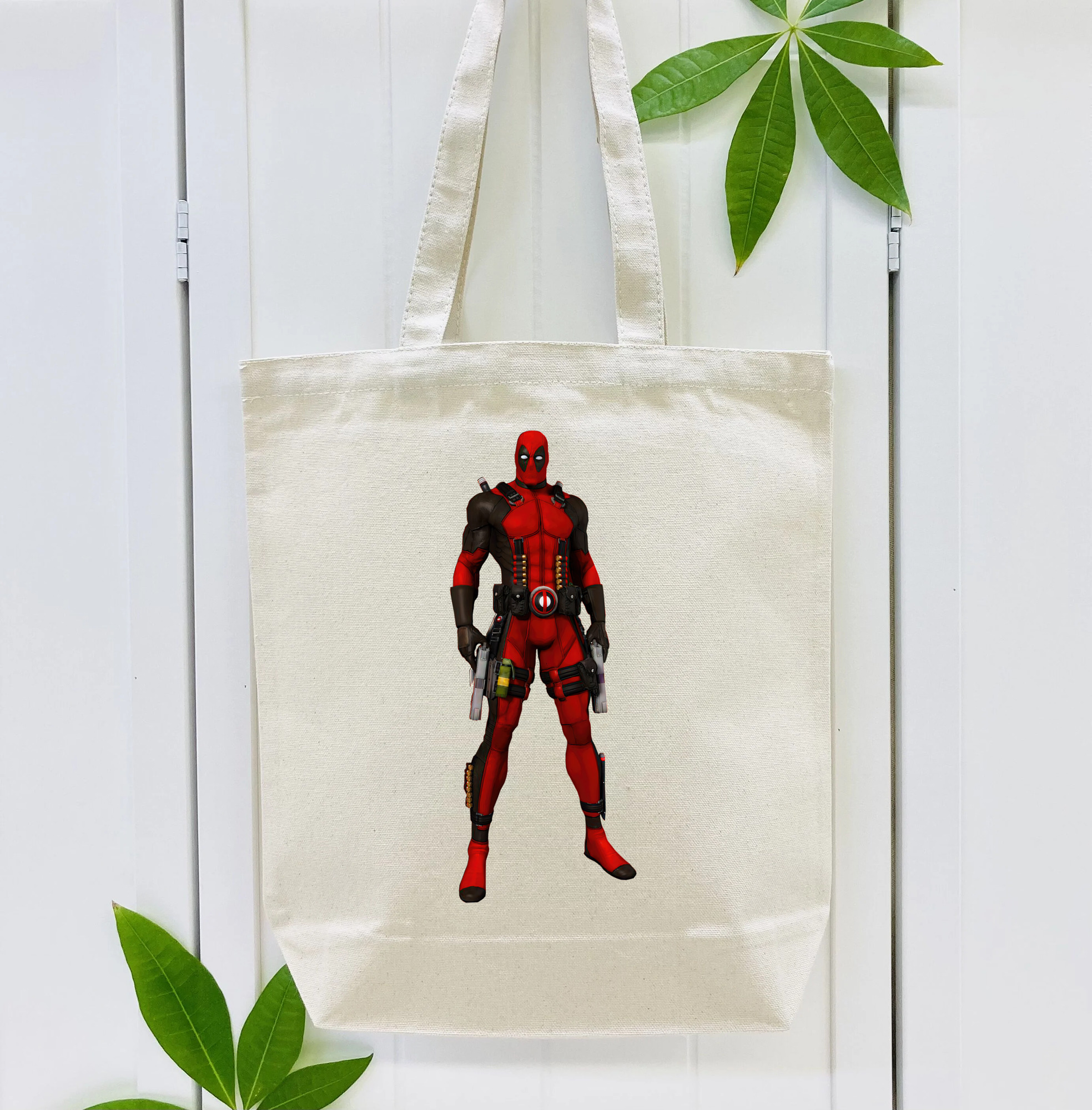 Deadpool デッドプール 縦型キャンバス生地手提げバッグ　トートバッグ