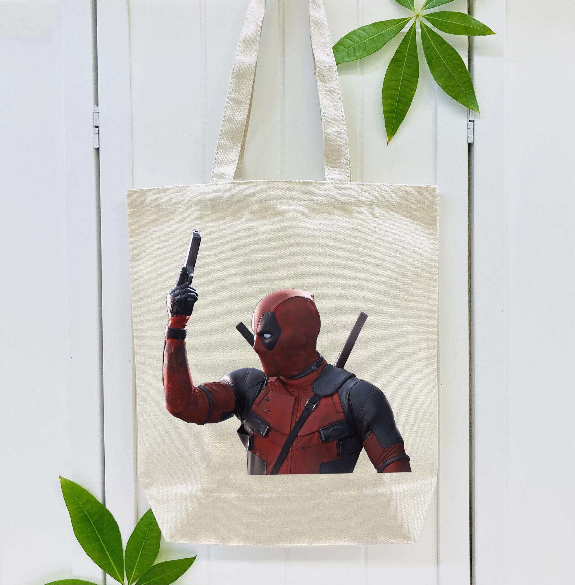 Deadpool デッドプール 縦型キャンバス生地手提げバッグ　トートバッグ