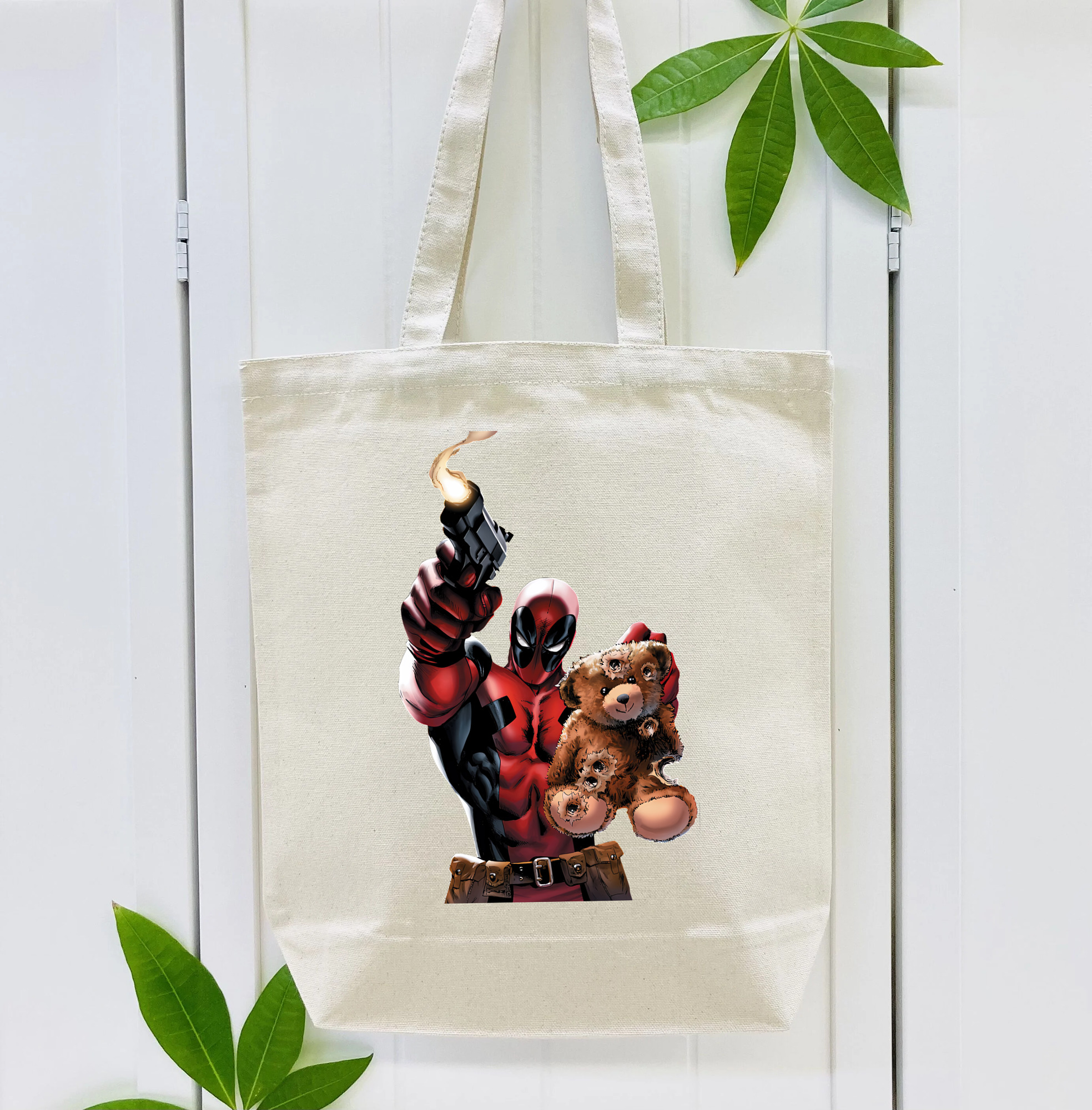 Deadpool デッドプール 縦型キャンバス生地手提げバッグ　トートバッグ