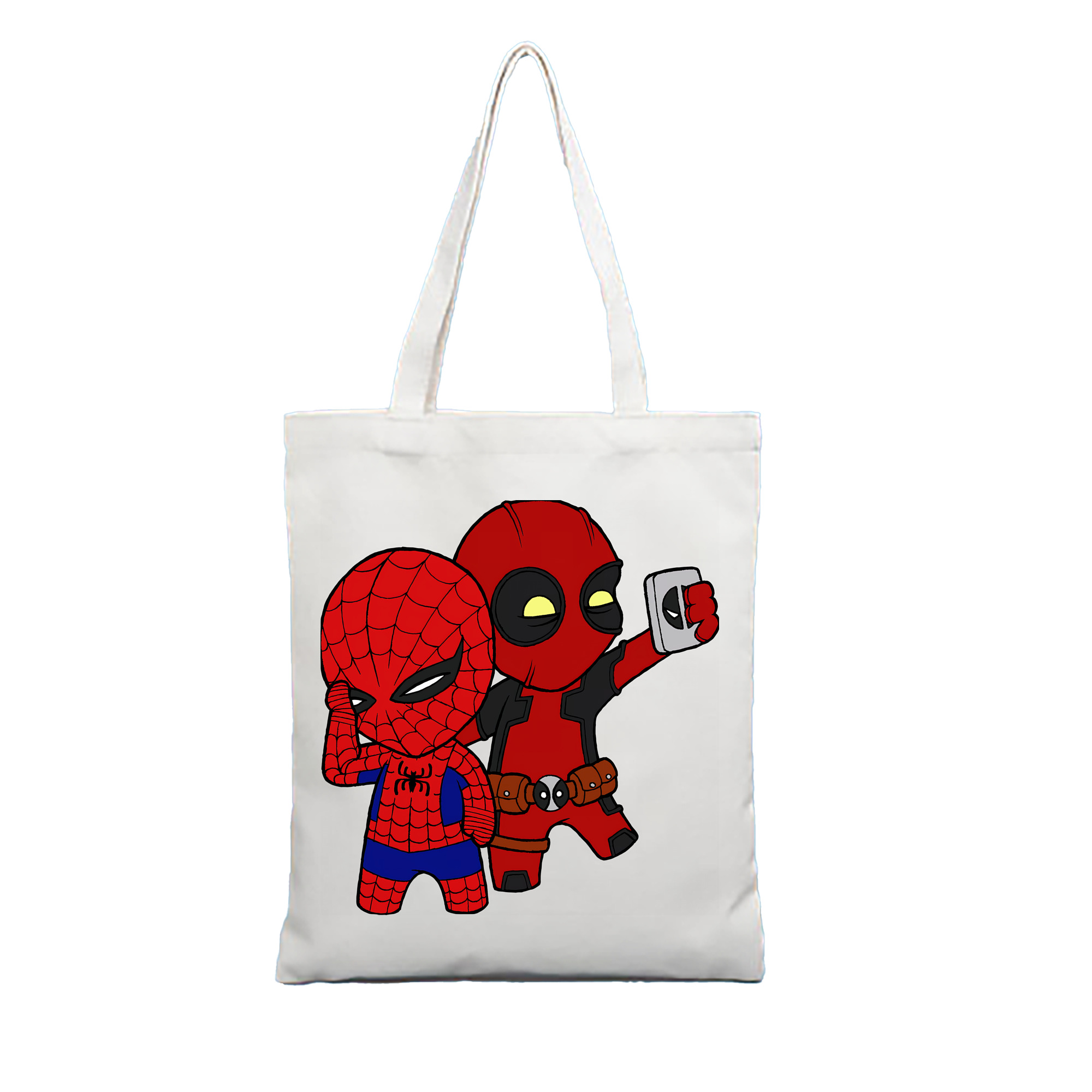 （画像用） Deadpool デッドプール 縦型キャンバス生地手提げバッグ　トートバッグ