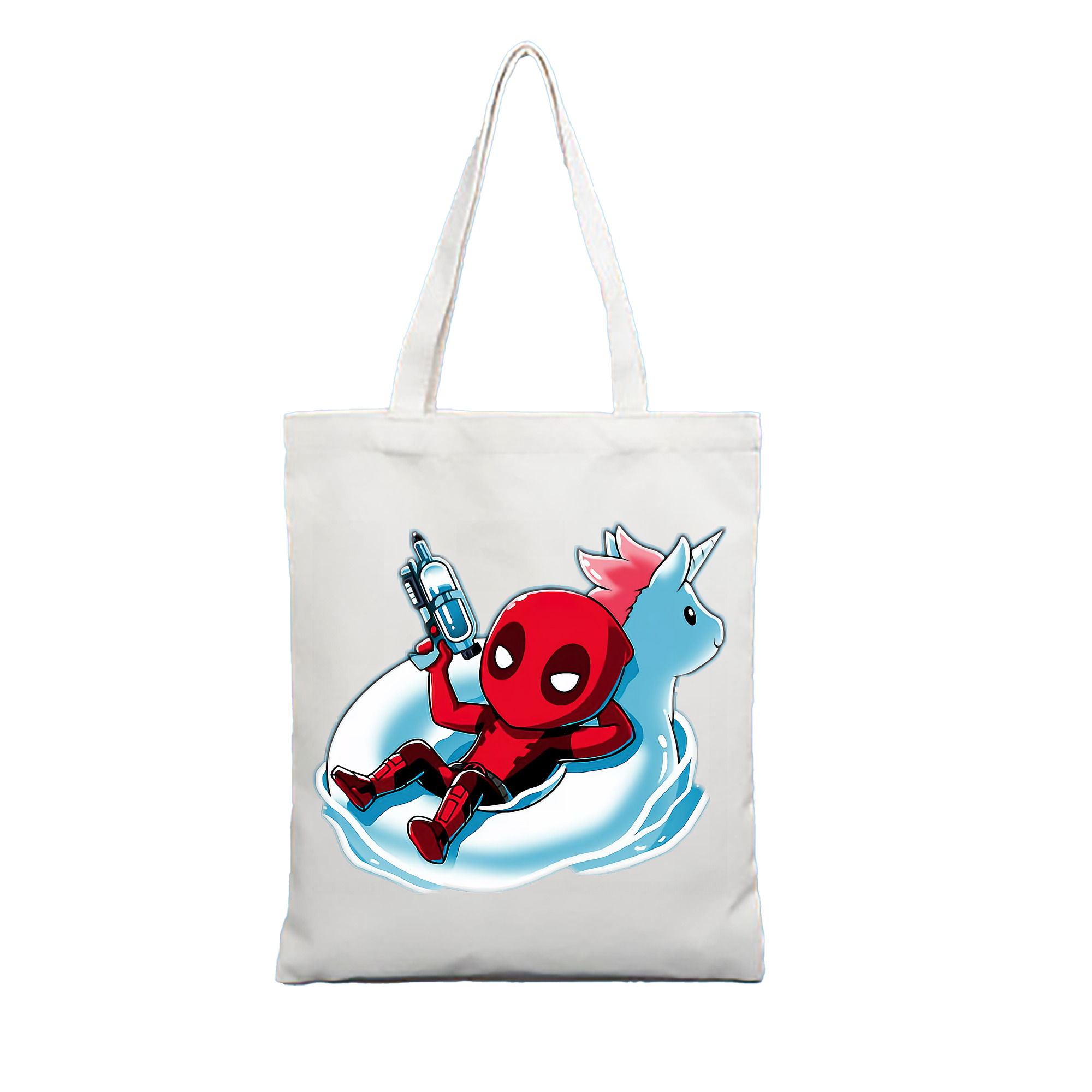 （画像用） Deadpool デッドプール 縦型キャンバス生地手提げバッグ　トートバッグ