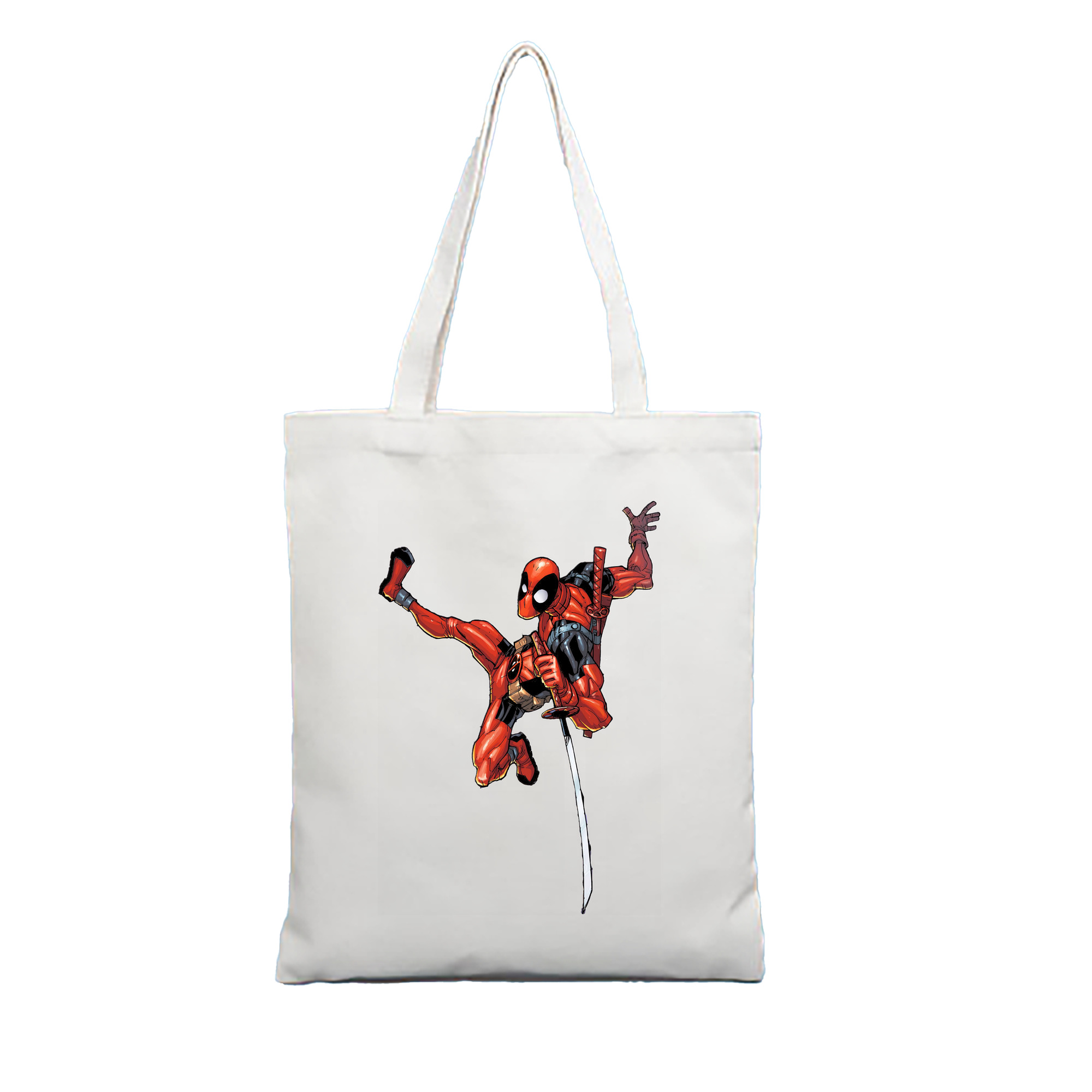 （画像用） Deadpool デッドプール 縦型キャンバス生地手提げバッグ　トートバッグ