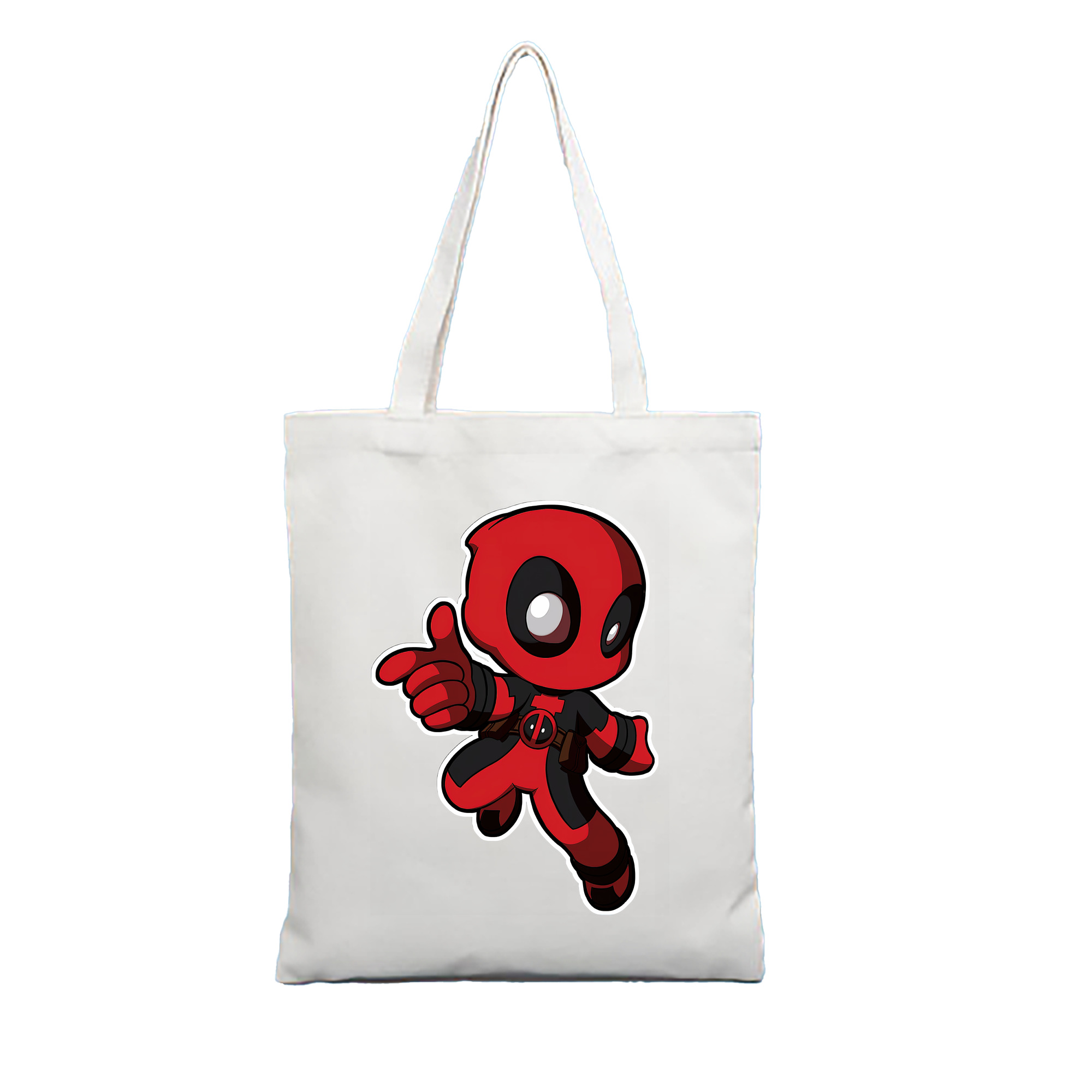 （画像用） Deadpool デッドプール 縦型キャンバス生地手提げバッグ　トートバッグ