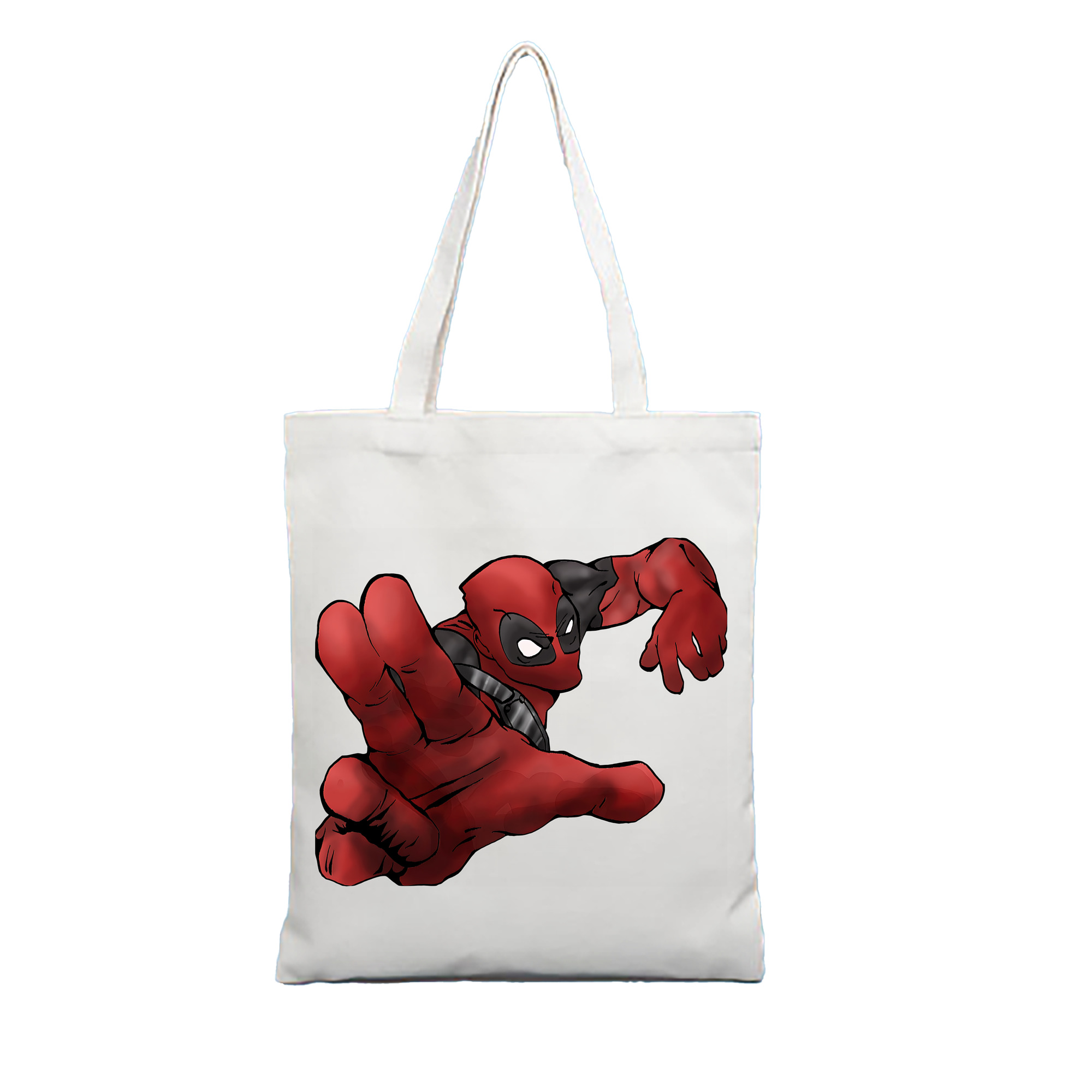 （画像用） Deadpool デッドプール 縦型キャンバス生地手提げバッグ　トートバッグ