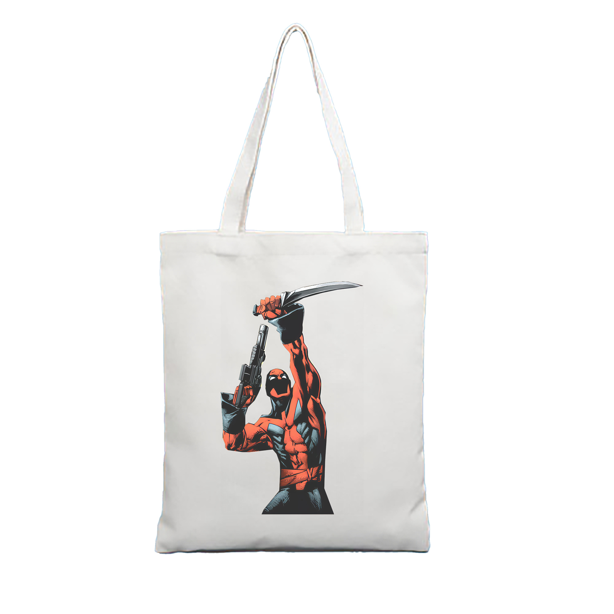 （画像用） Deadpool デッドプール 縦型キャンバス生地手提げバッグ　トートバッグ
