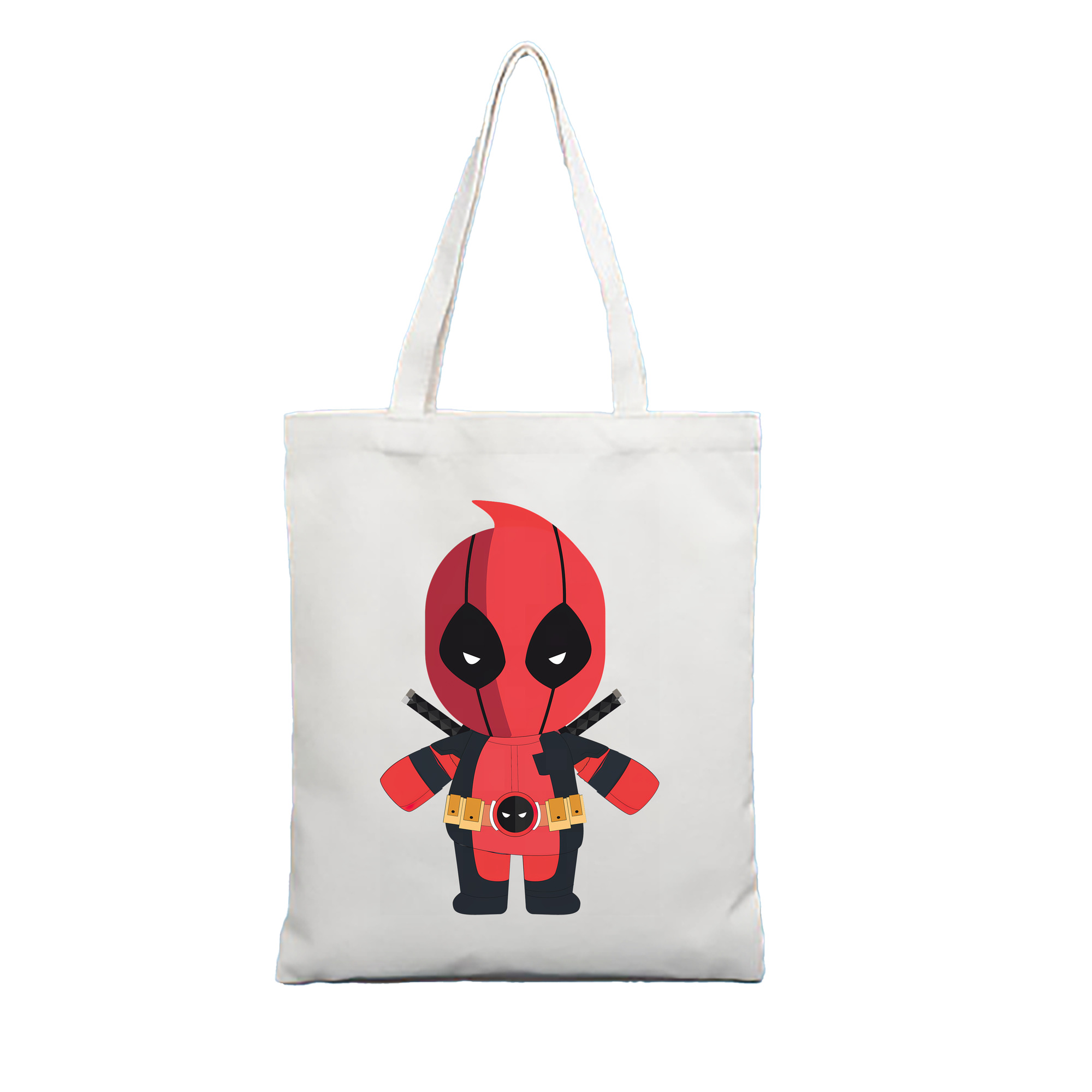 （画像用） Deadpool デッドプール 縦型キャンバス生地手提げバッグ　トートバッグ