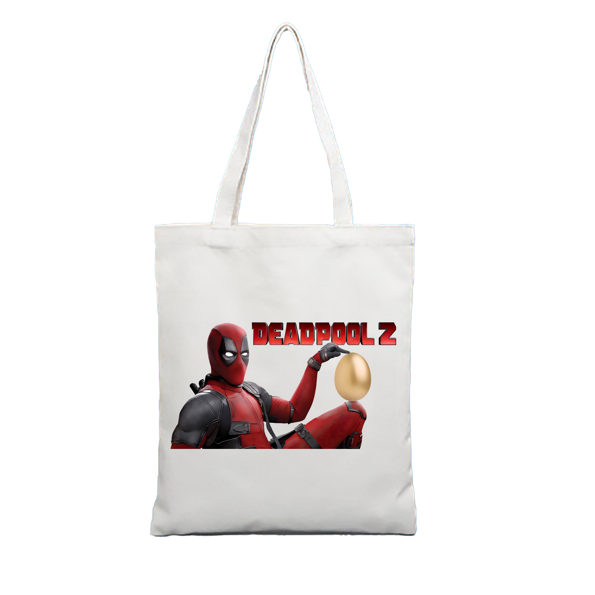 （画像用） Deadpool デッドプール 縦型キャンバス生地手提げバッグ　トートバッグ