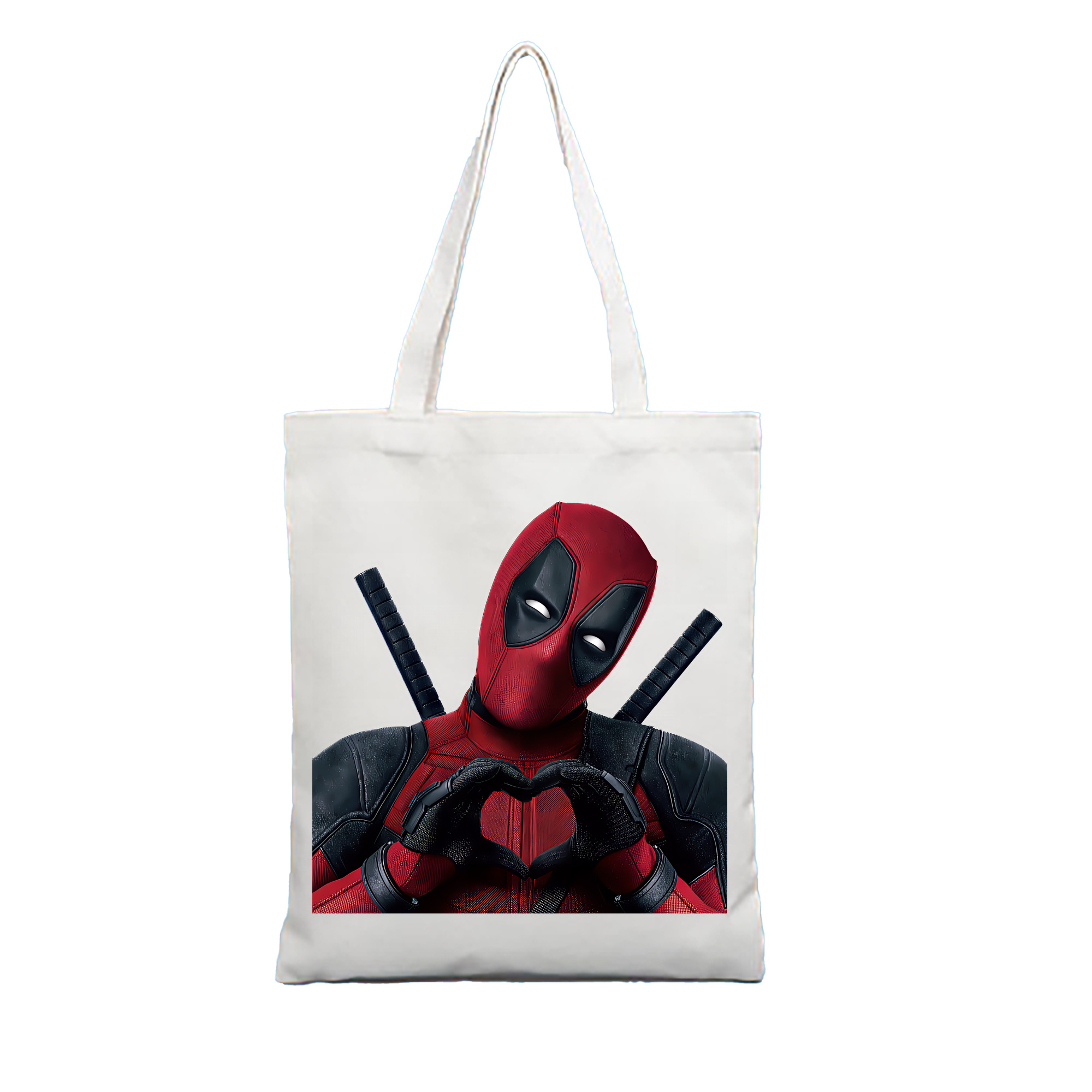 （画像用） Deadpool デッドプール 縦型キャンバス生地手提げバッグ　トートバッグ