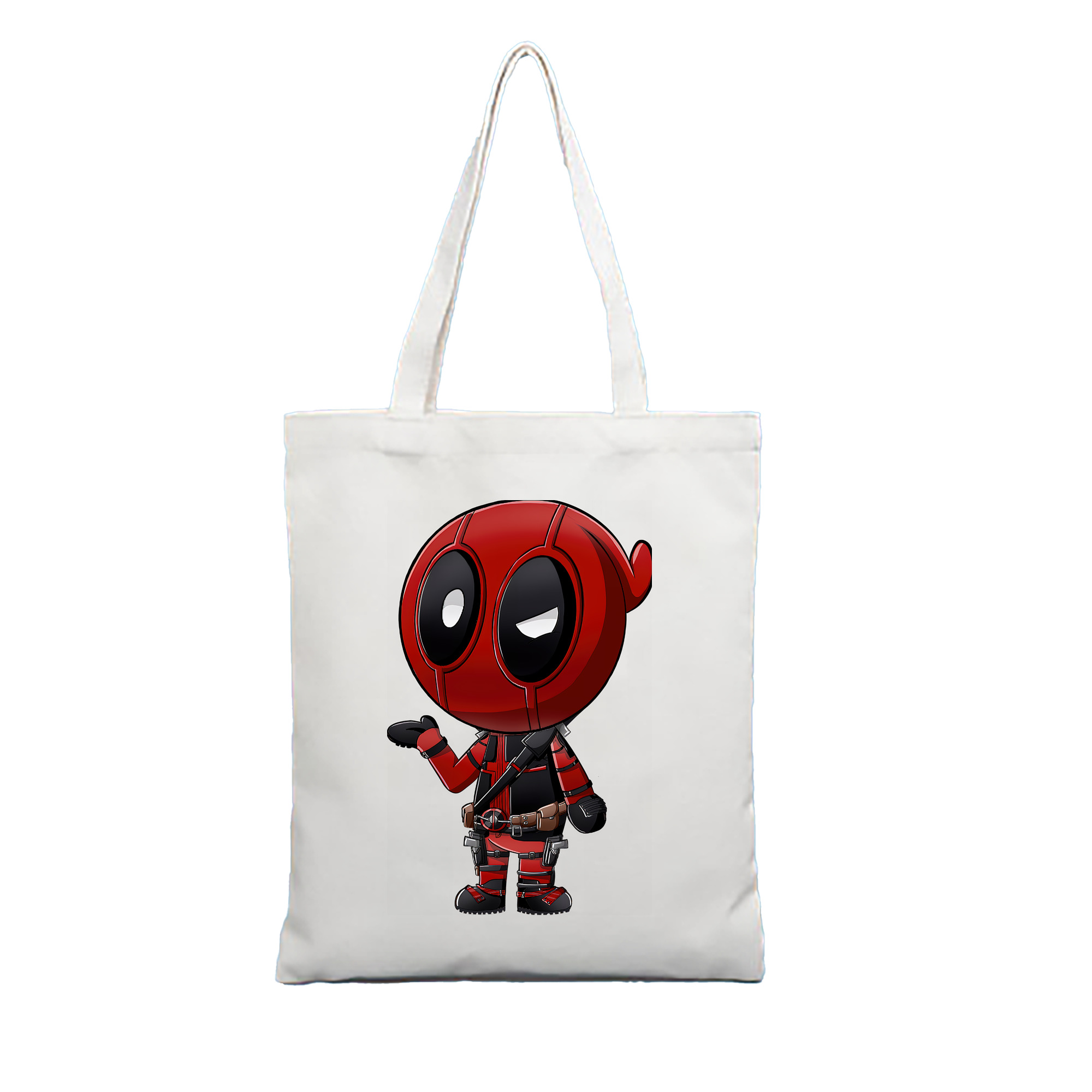 （画像用） Deadpool デッドプール 縦型キャンバス生地手提げバッグ　トートバッグ