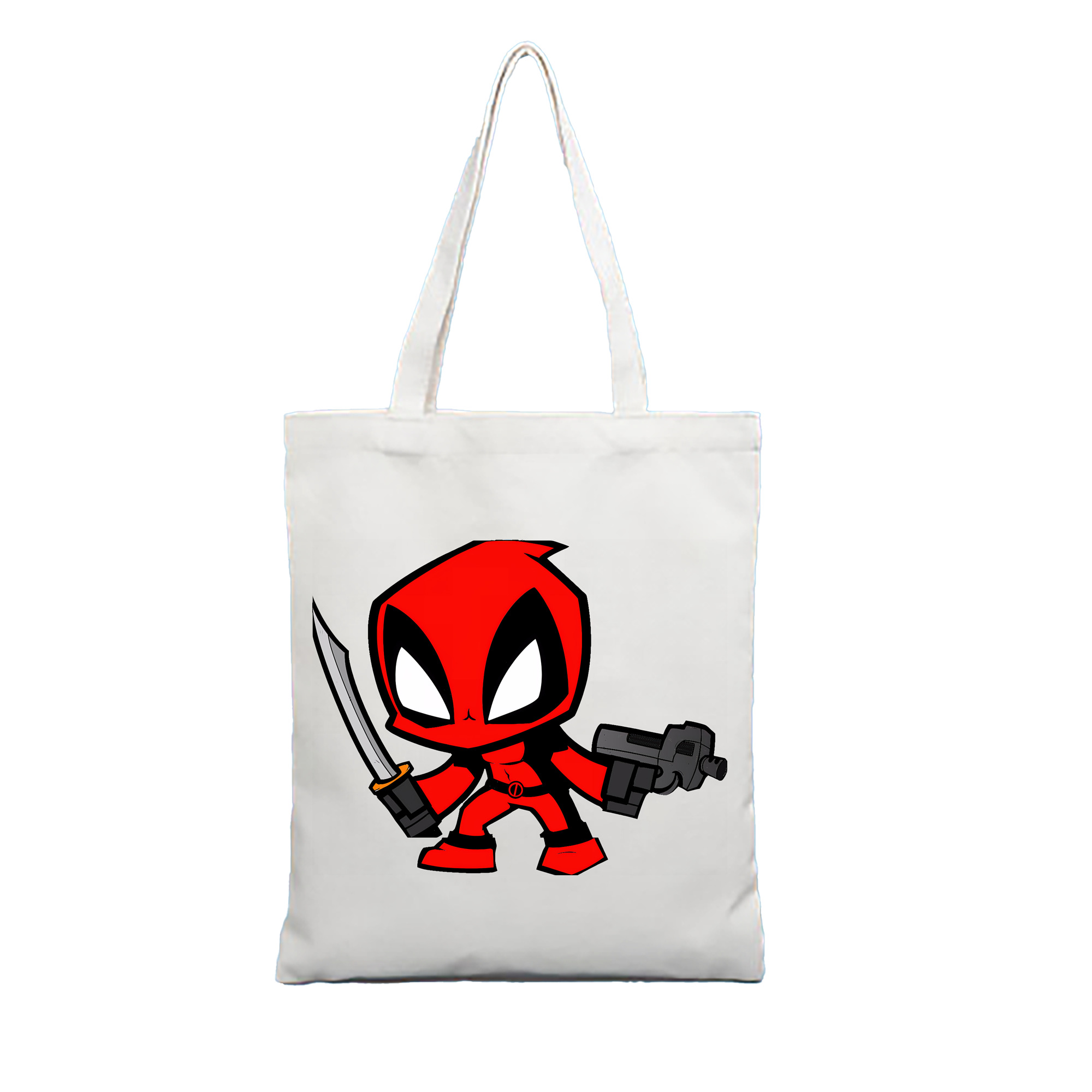 （画像用） Deadpool デッドプール 縦型キャンバス生地手提げバッグ　トートバッグ