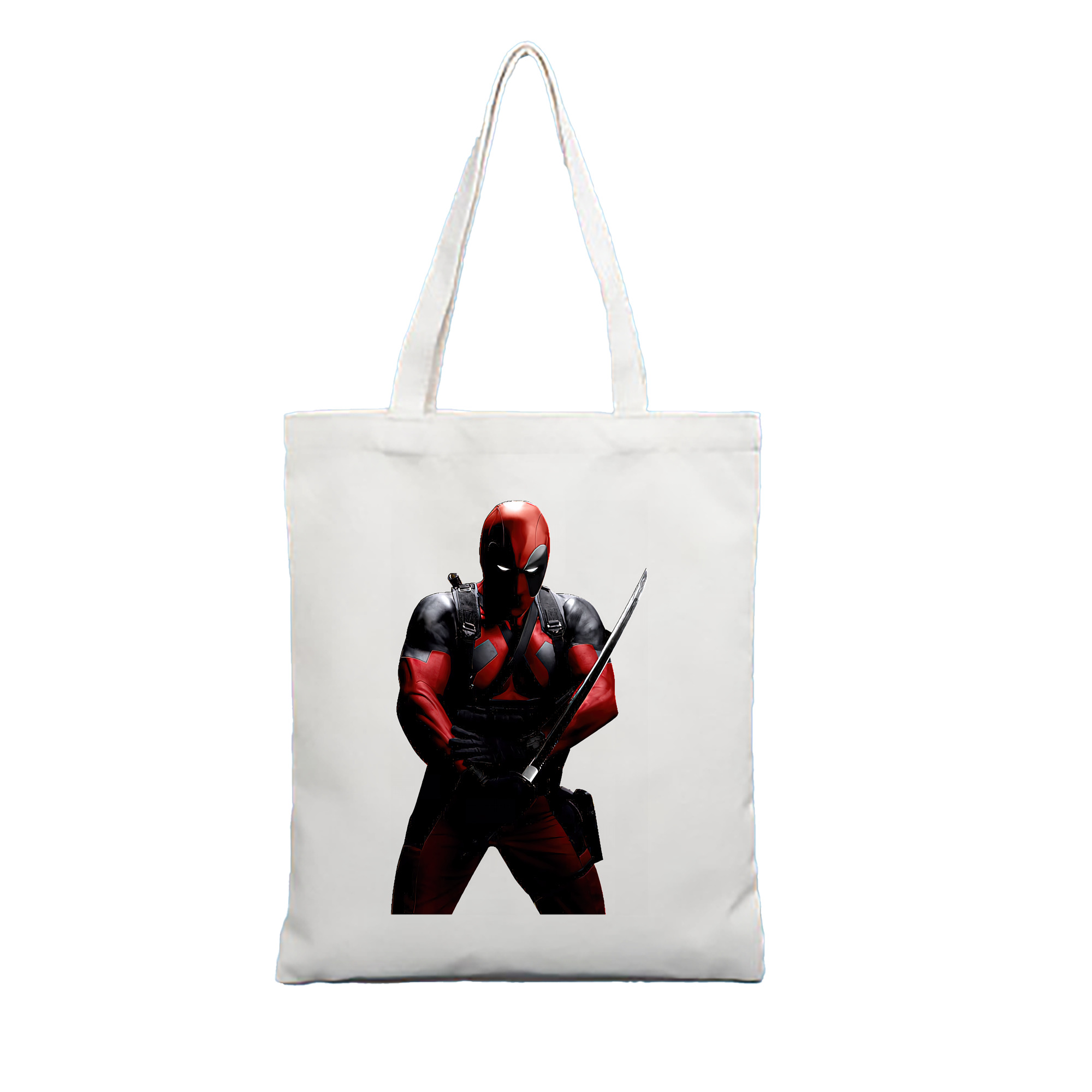 （画像用） Deadpool デッドプール 縦型キャンバス生地手提げバッグ　トートバッグ
