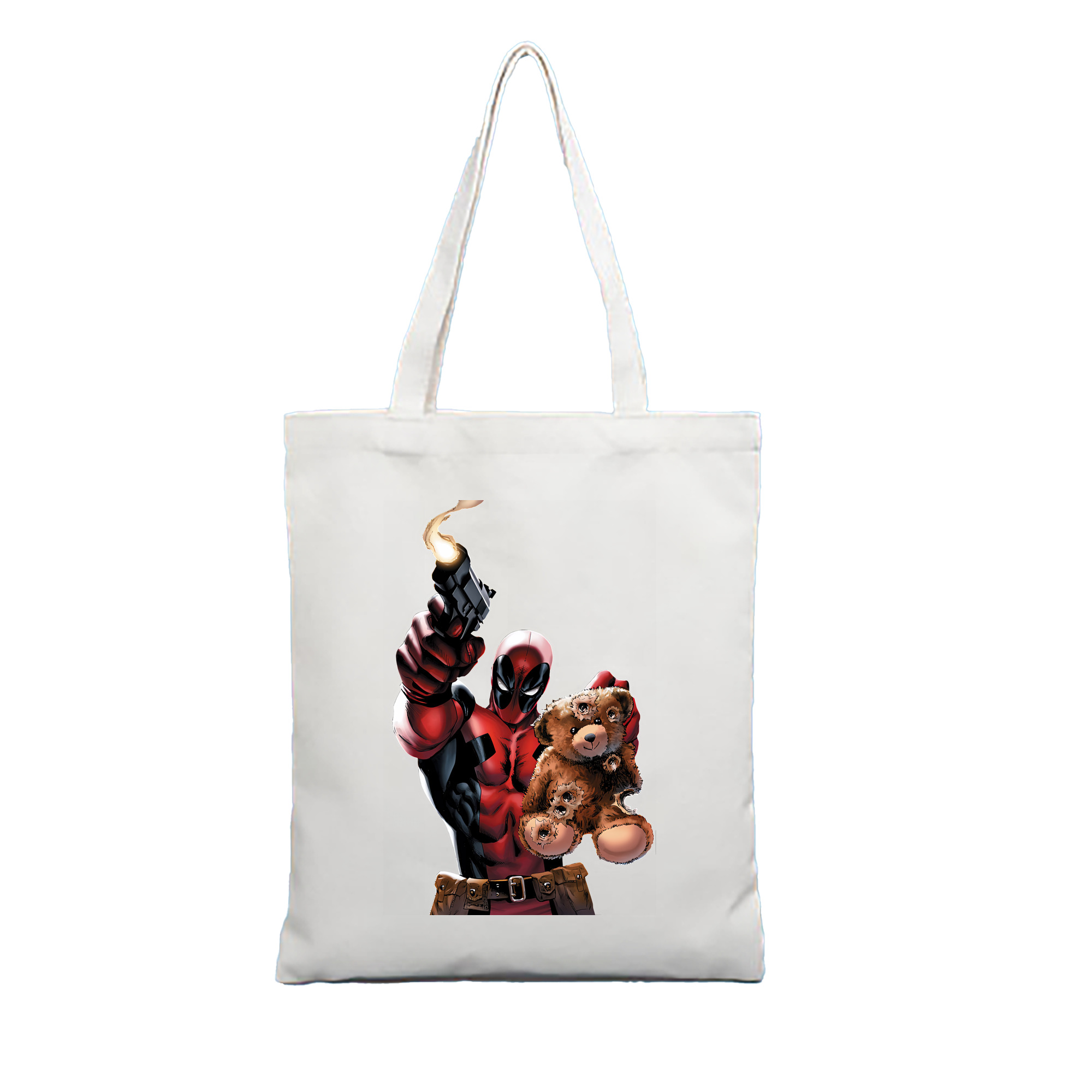 （画像用） Deadpool デッドプール 縦型キャンバス生地手提げバッグ　トートバッグ