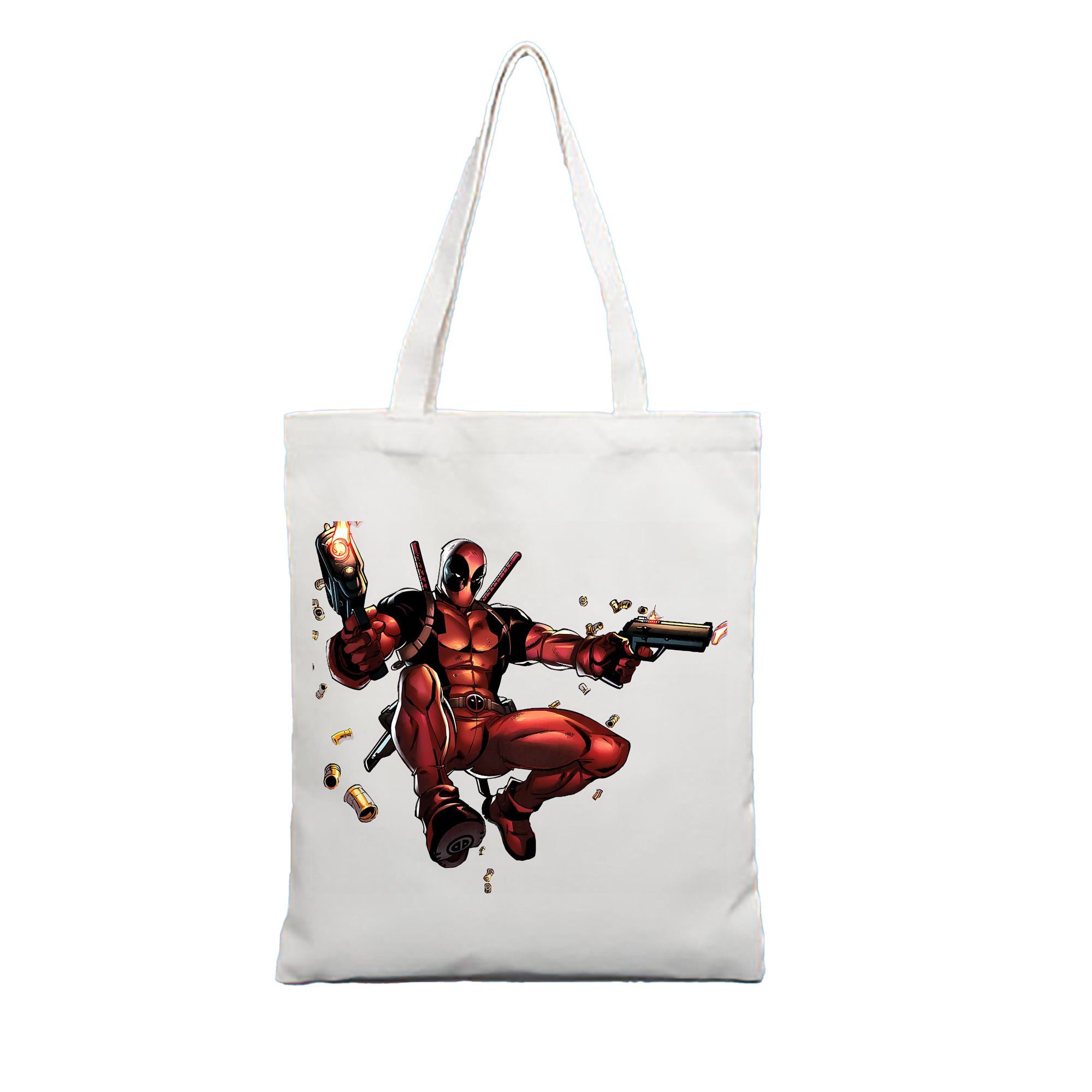 （画像用） Deadpool デッドプール 縦型キャンバス生地手提げバッグ　トートバッグ