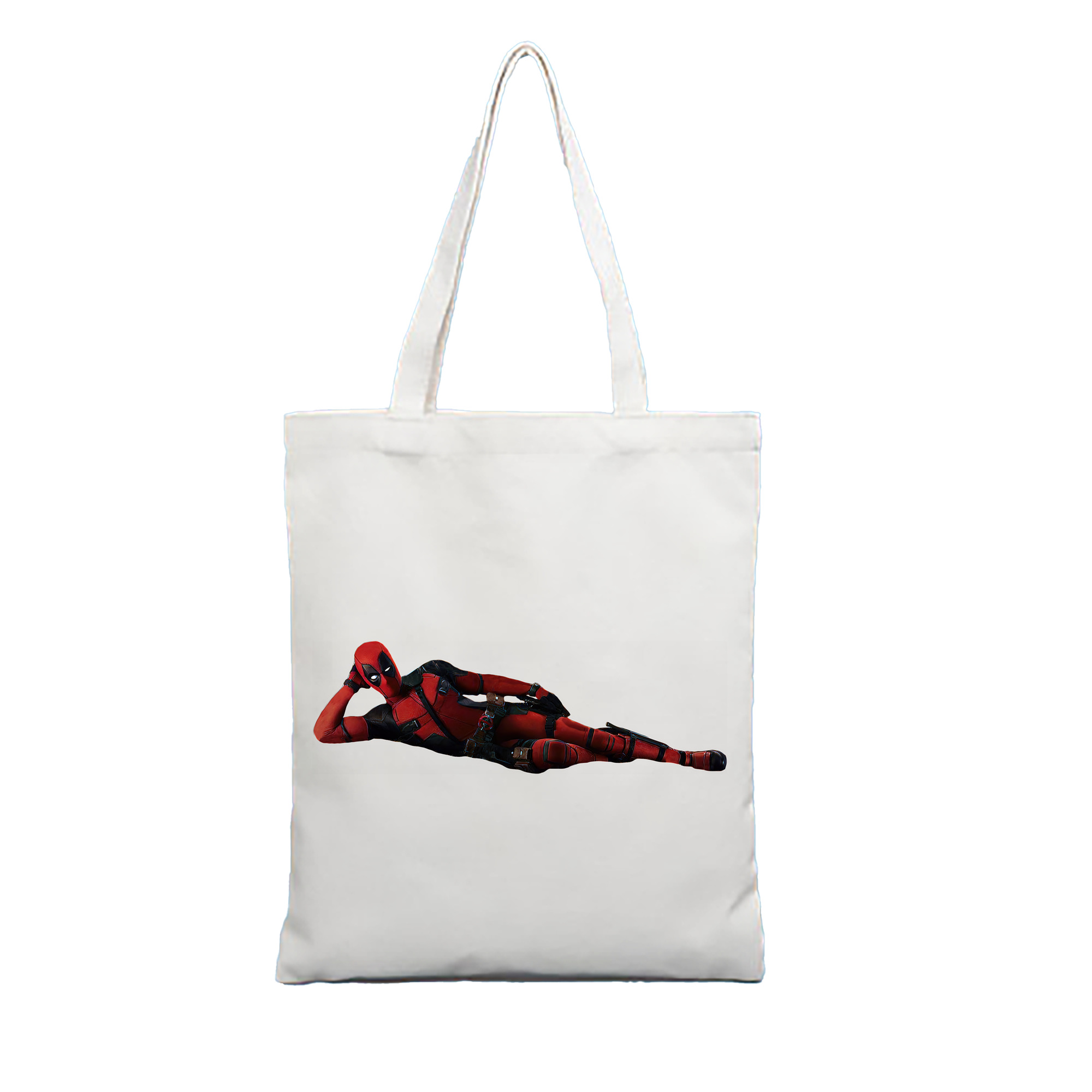 （画像用） Deadpool デッドプール 縦型キャンバス生地手提げバッグ　トートバッグ