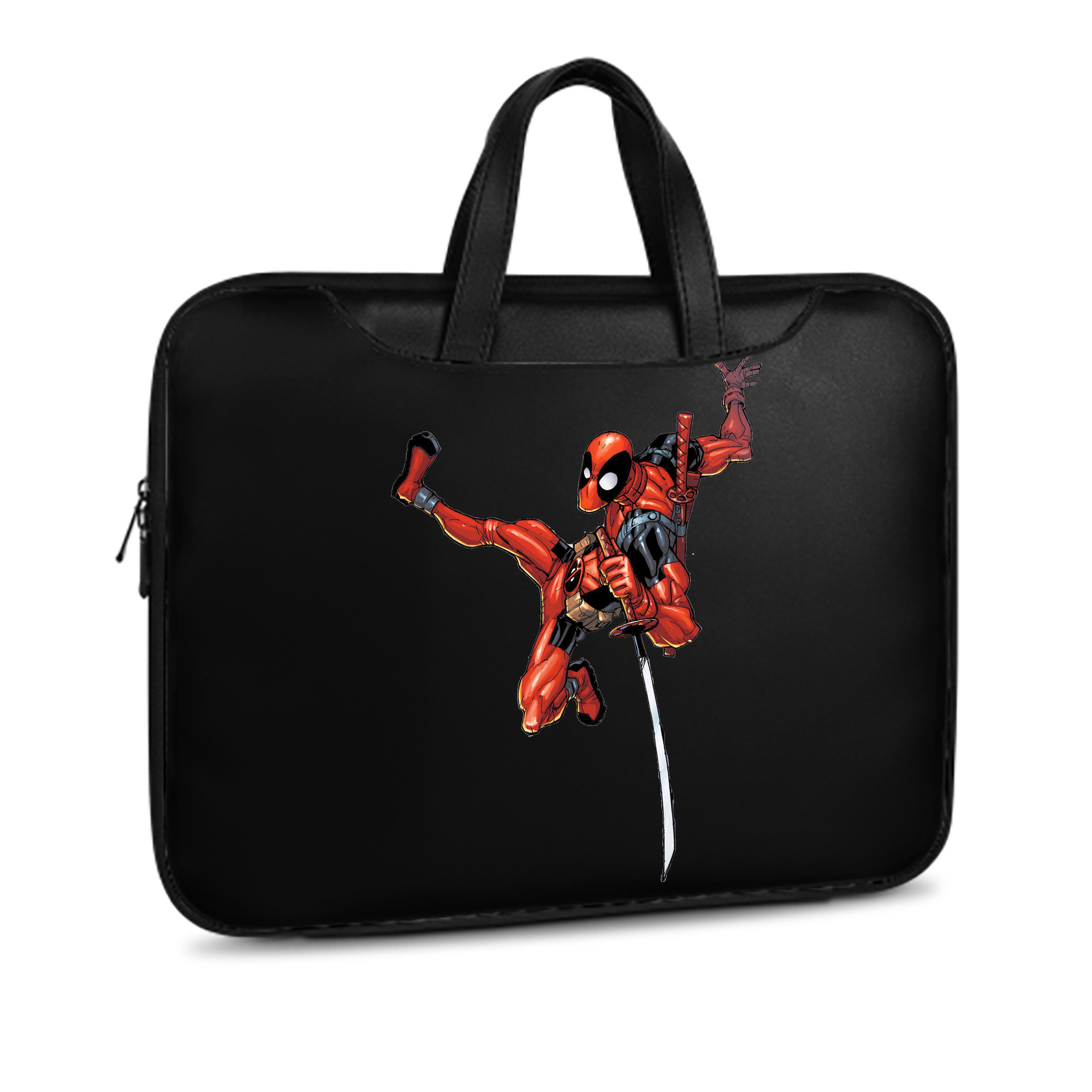 （画像用） Deadpool デッドプール レザーラップトップバッグ　ノートパソコンケース