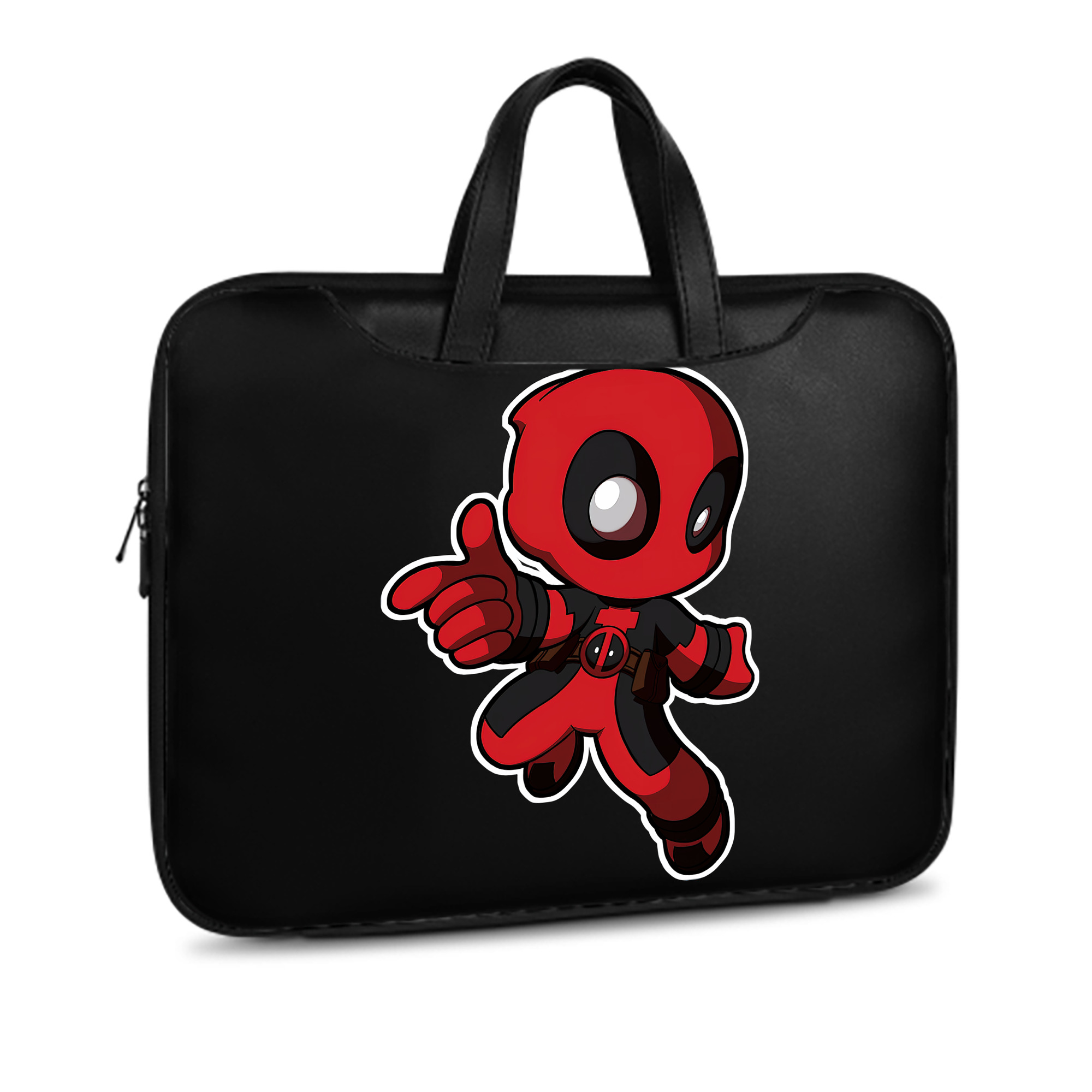 （画像用） Deadpool デッドプール レザーラップトップバッグ　ノートパソコンケース