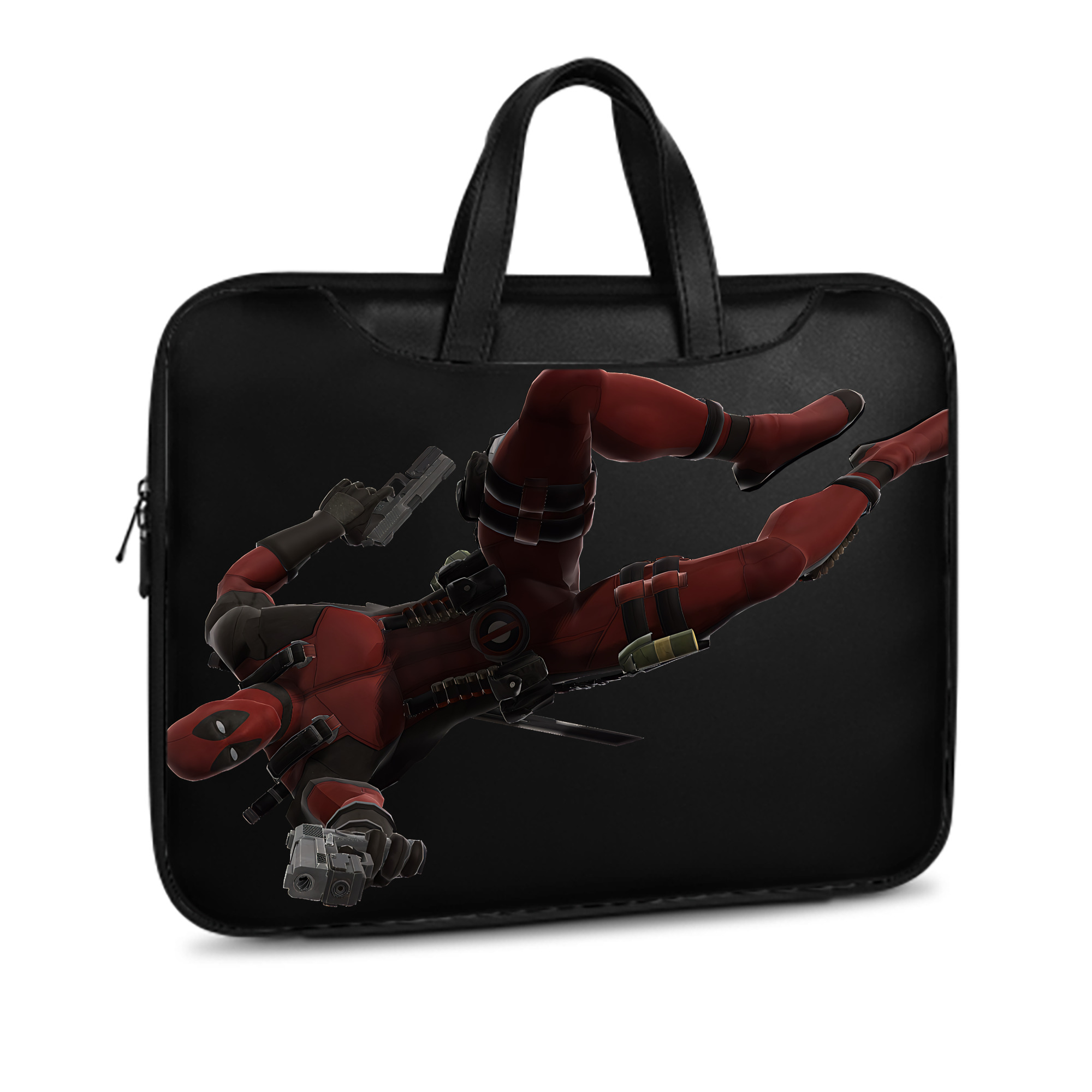 （画像用） Deadpool デッドプール レザーラップトップバッグ　ノートパソコンケース