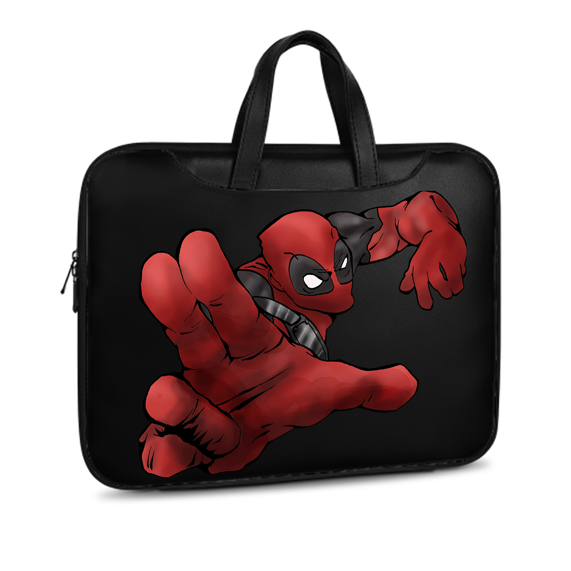 （画像用） Deadpool デッドプール レザーラップトップバッグ　ノートパソコンケース