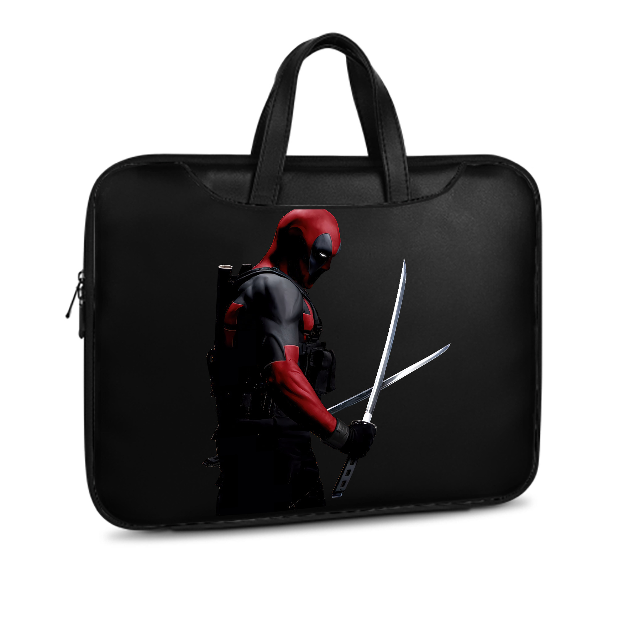 （画像用） Deadpool デッドプール レザーラップトップバッグ　ノートパソコンケース