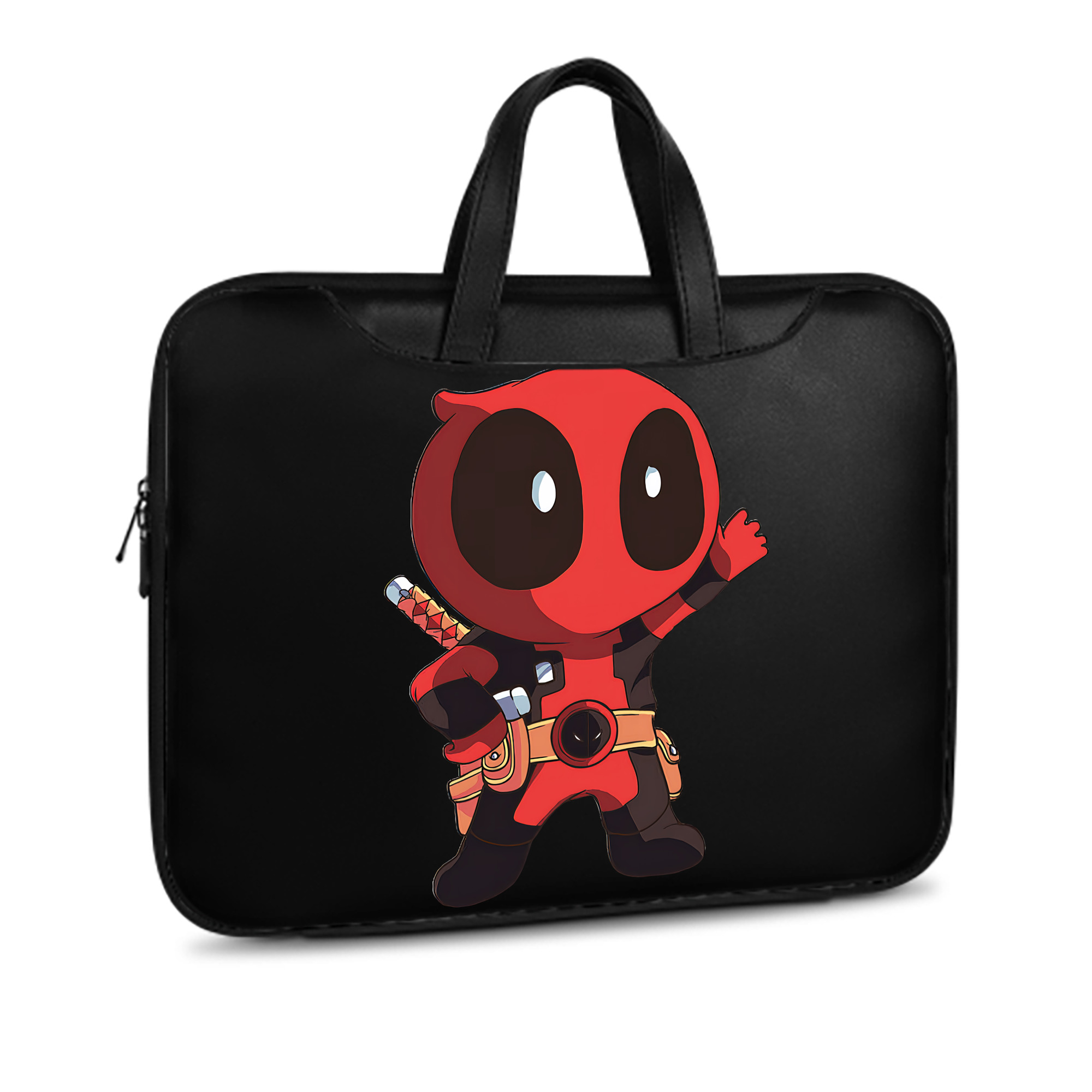 （画像用） Deadpool デッドプール レザーラップトップバッグ　ノートパソコンケース