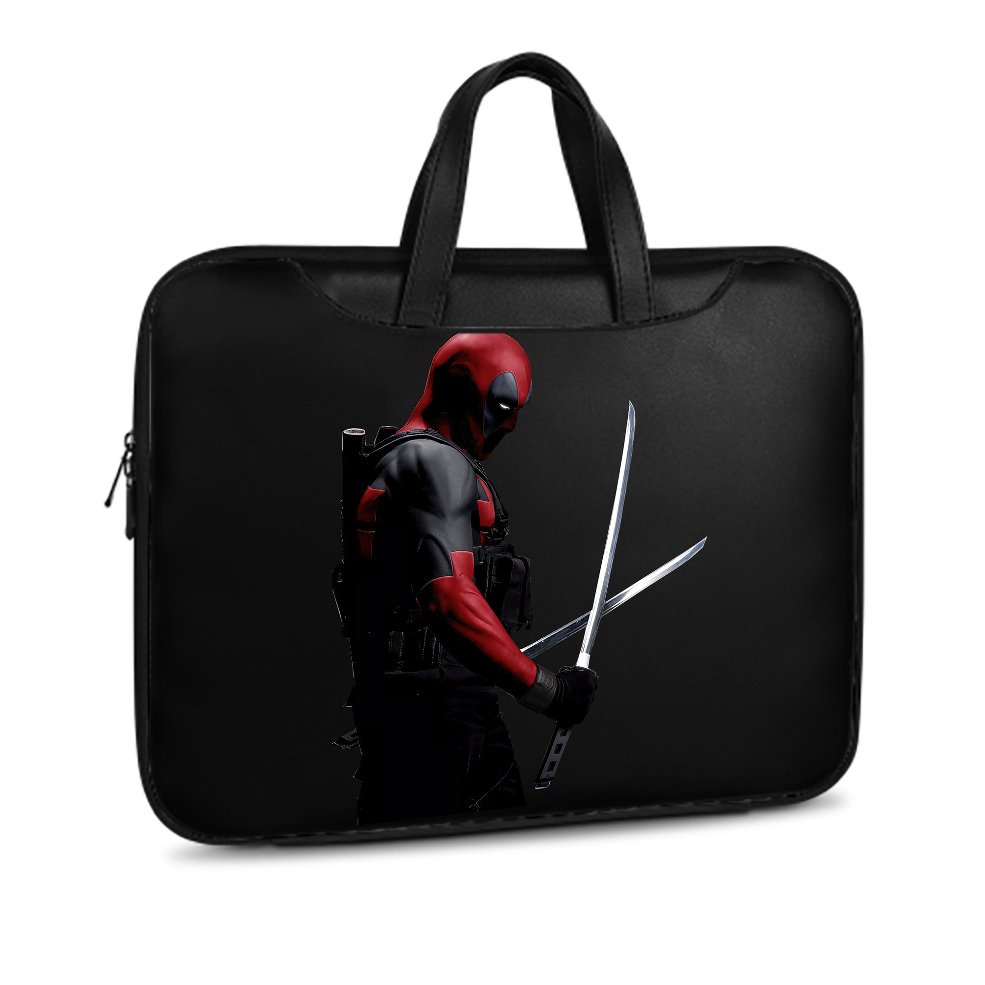 （画像用） Deadpool デッドプール レザーラップトップバッグ　ノートパソコンケース
