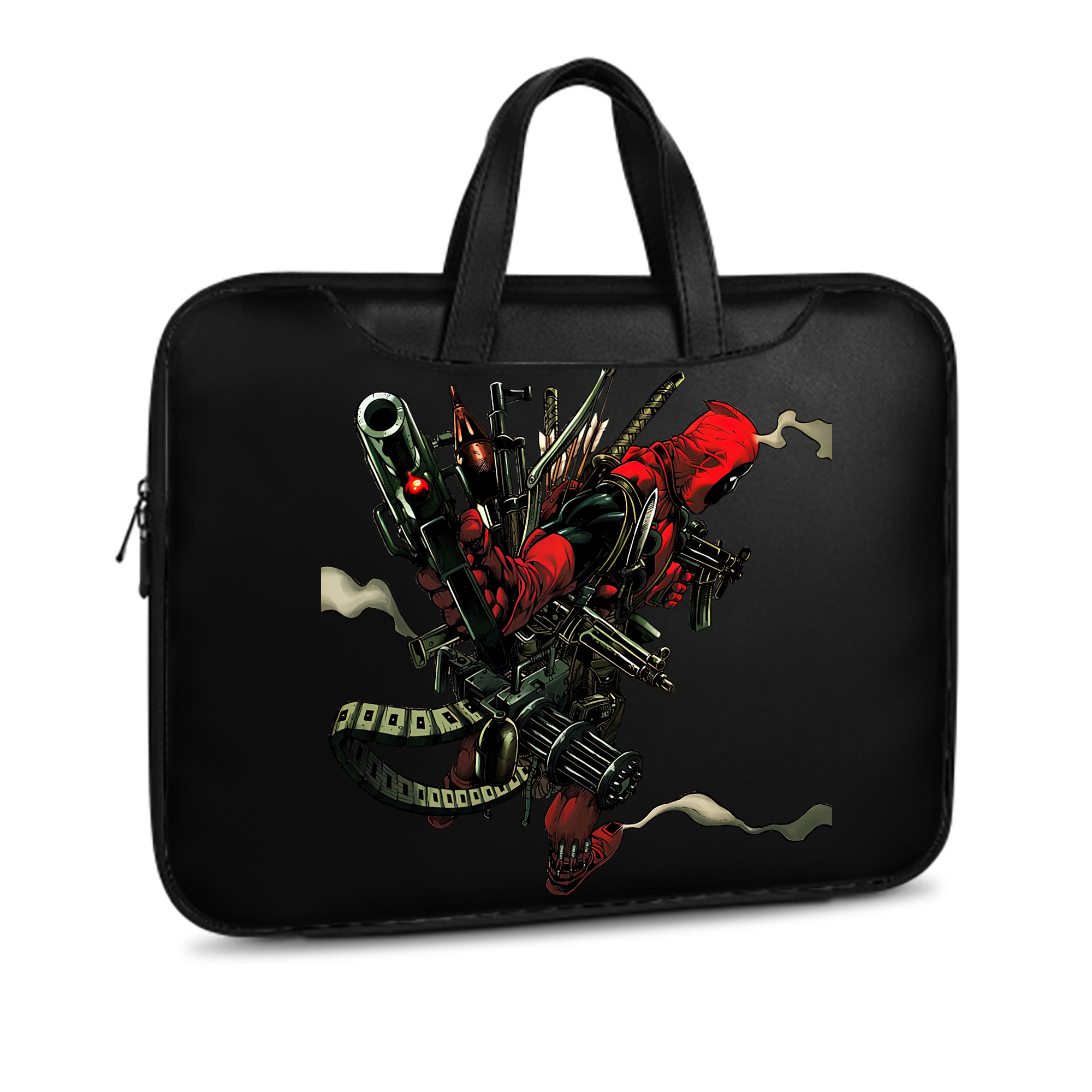 （画像用） Deadpool デッドプール レザーラップトップバッグ　ノートパソコンケース