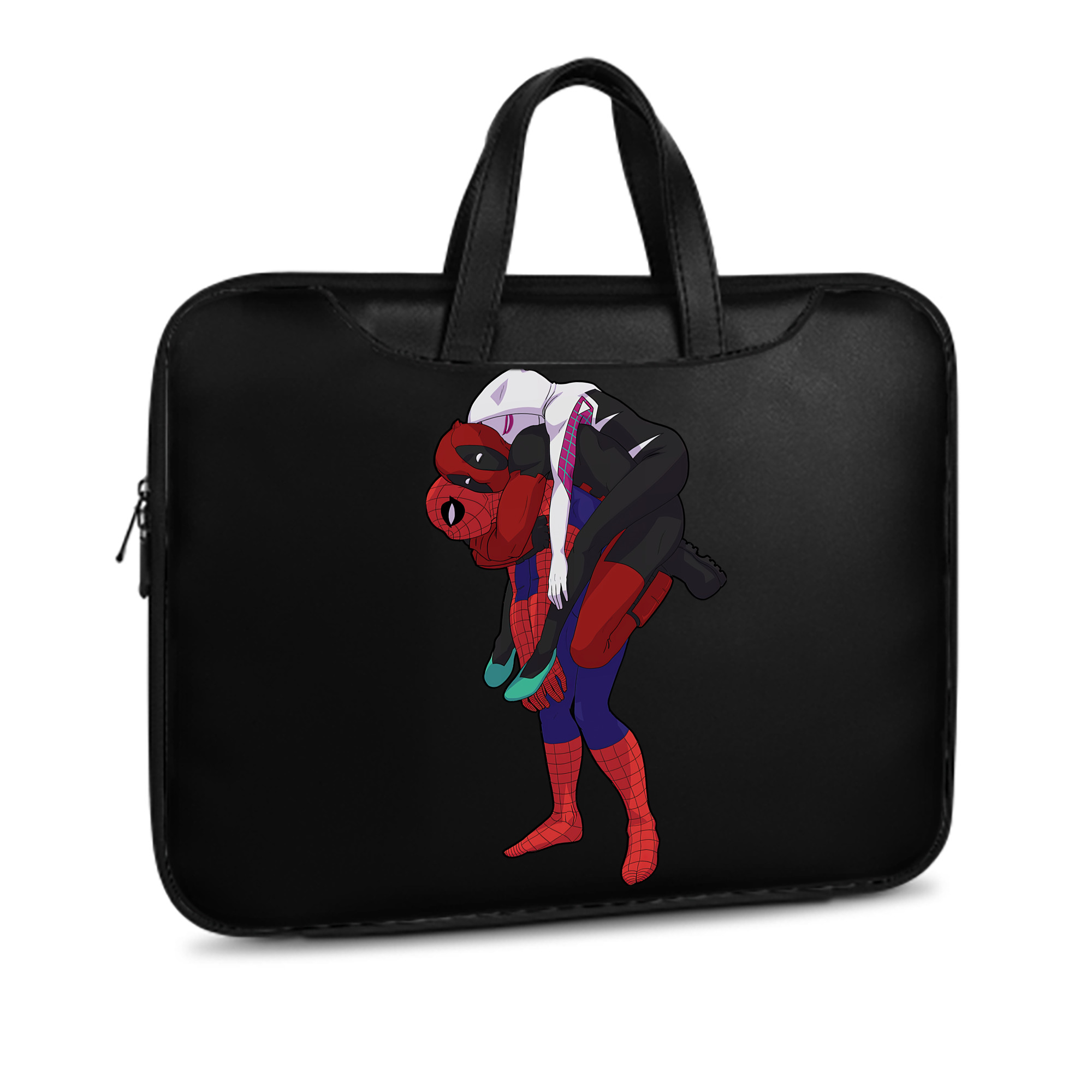 （画像用） Deadpool デッドプール レザーラップトップバッグ　ノートパソコンケース