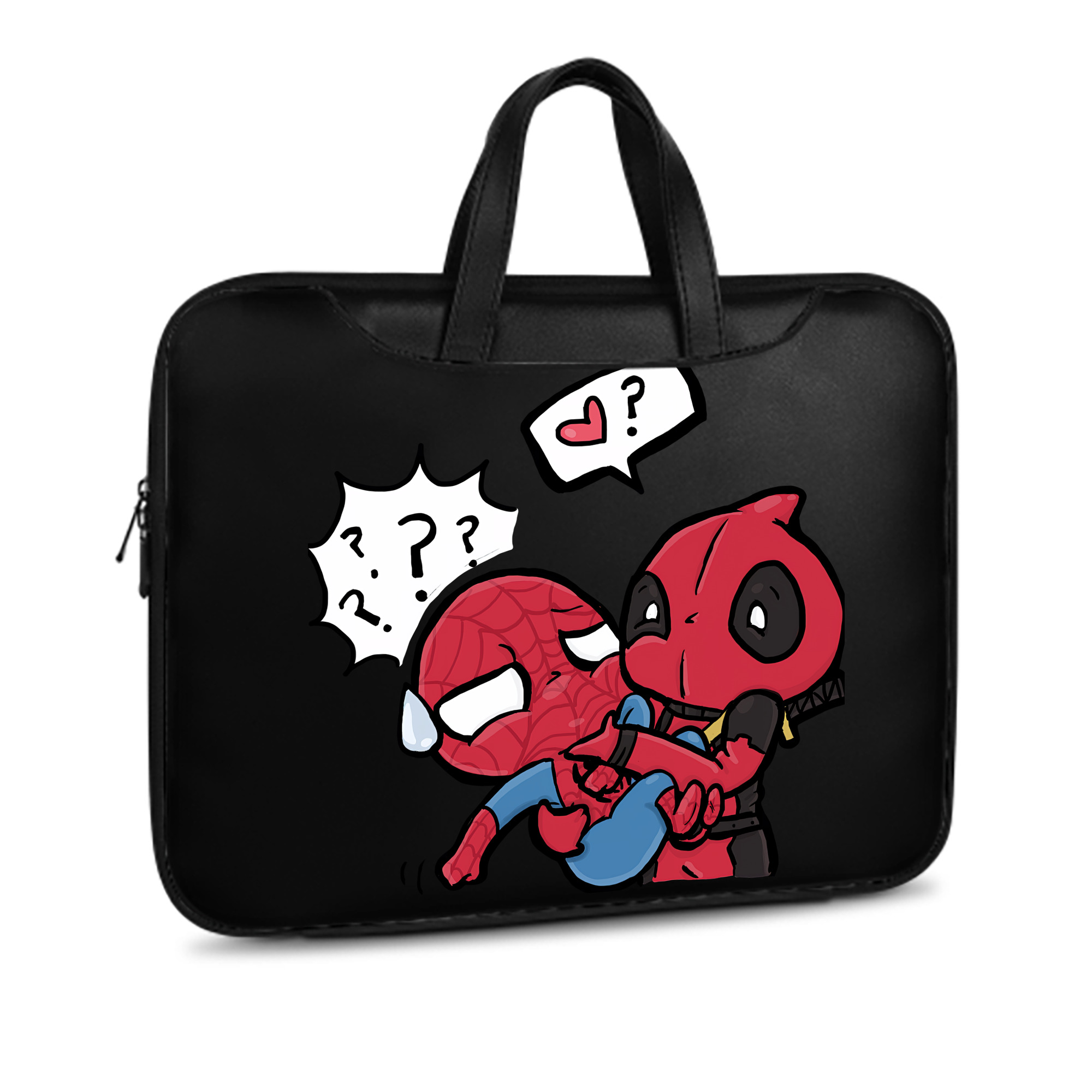 （画像用） Deadpool デッドプール レザーラップトップバッグ　ノートパソコンケース