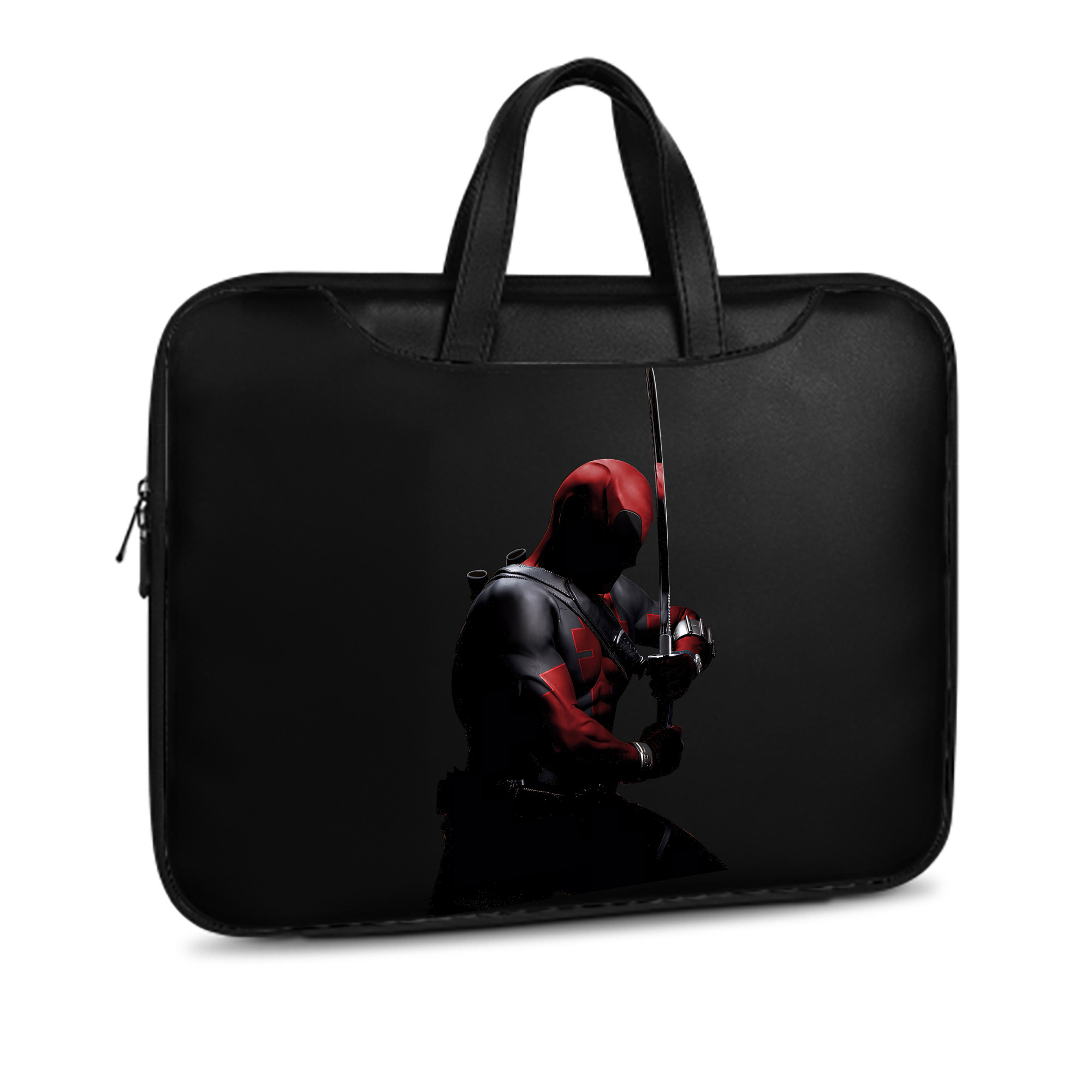 （画像用） Deadpool デッドプール レザーラップトップバッグ　ノートパソコンケース