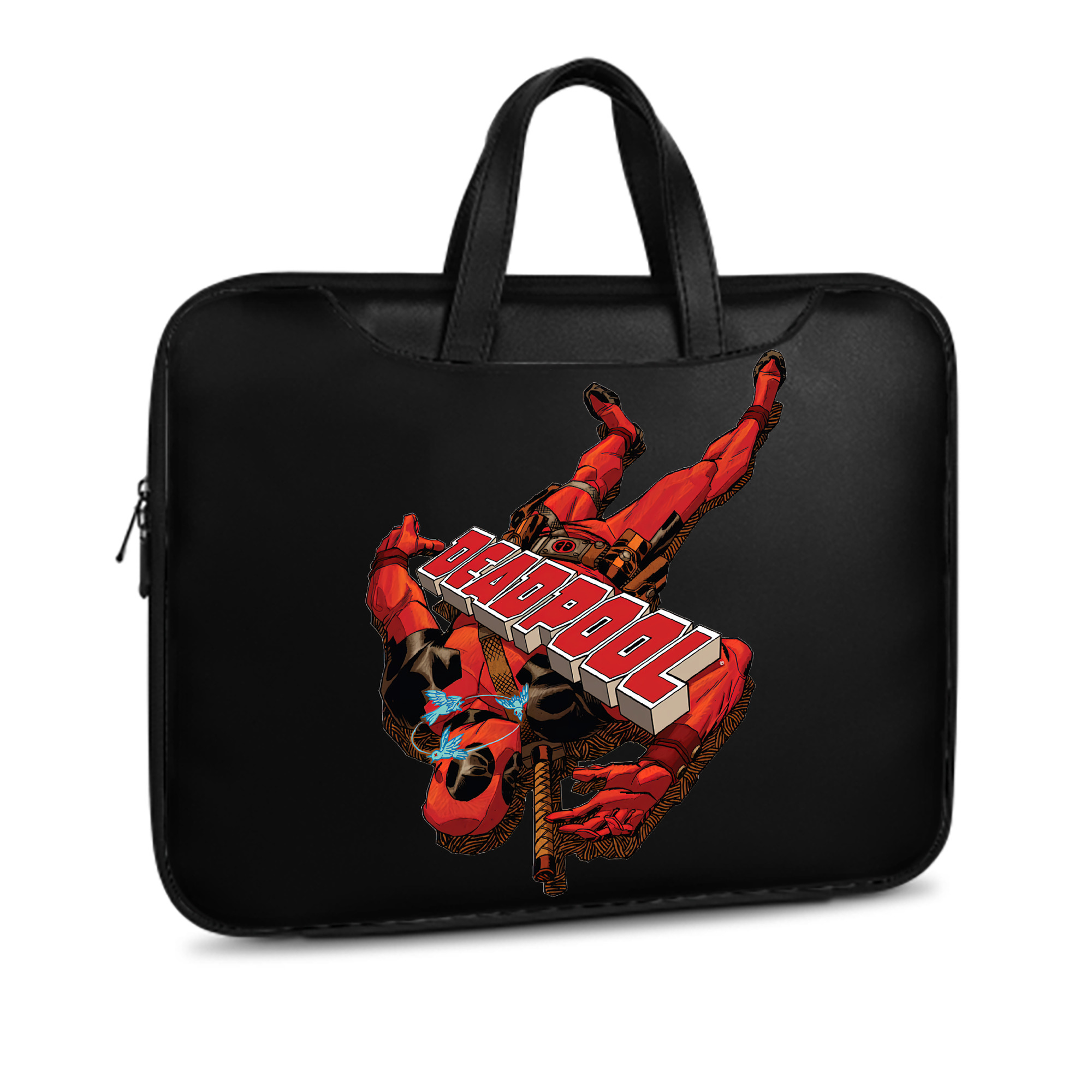 （画像用） Deadpool デッドプール レザーラップトップバッグ　ノートパソコンケース