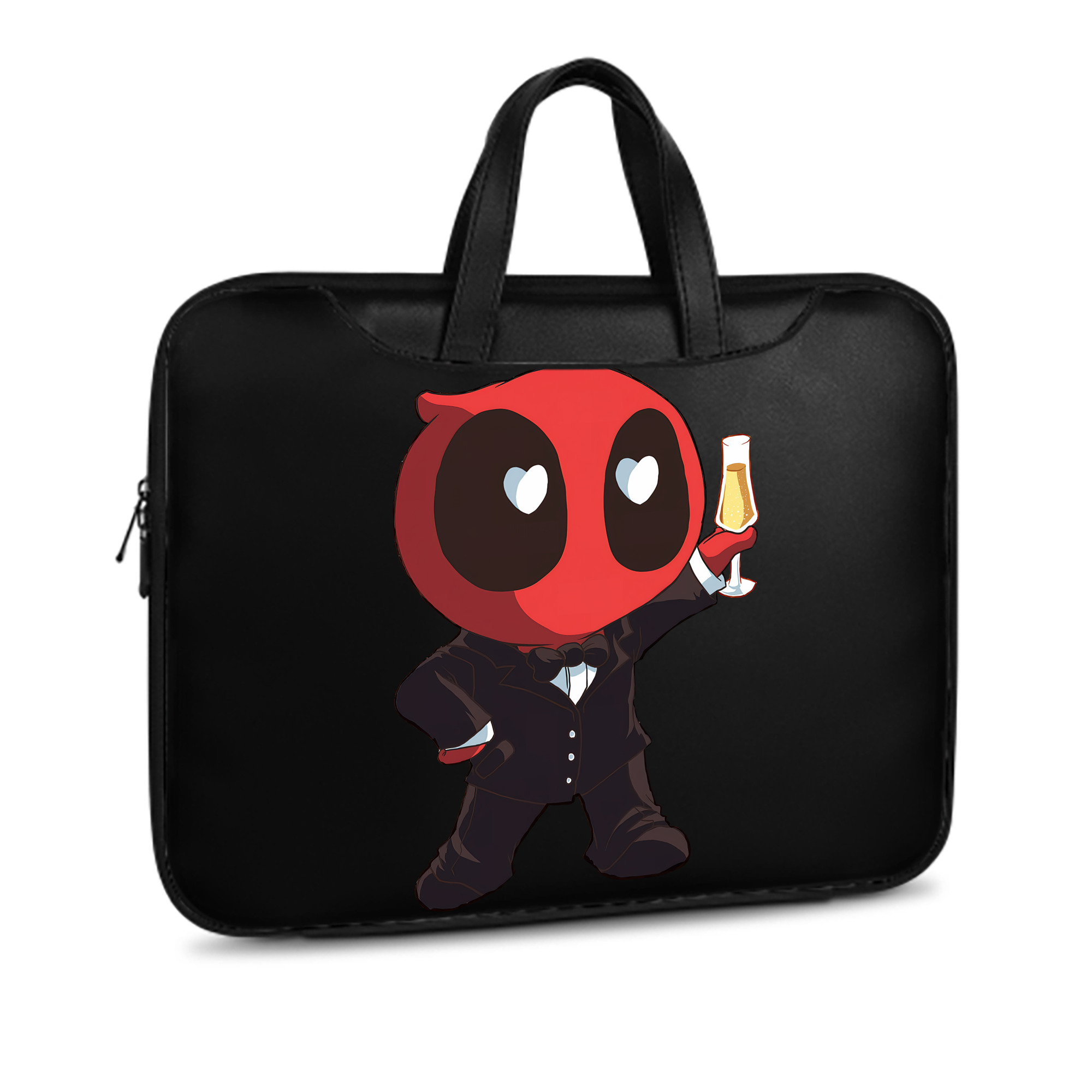（画像用） Deadpool デッドプール レザーラップトップバッグ　ノートパソコンケース