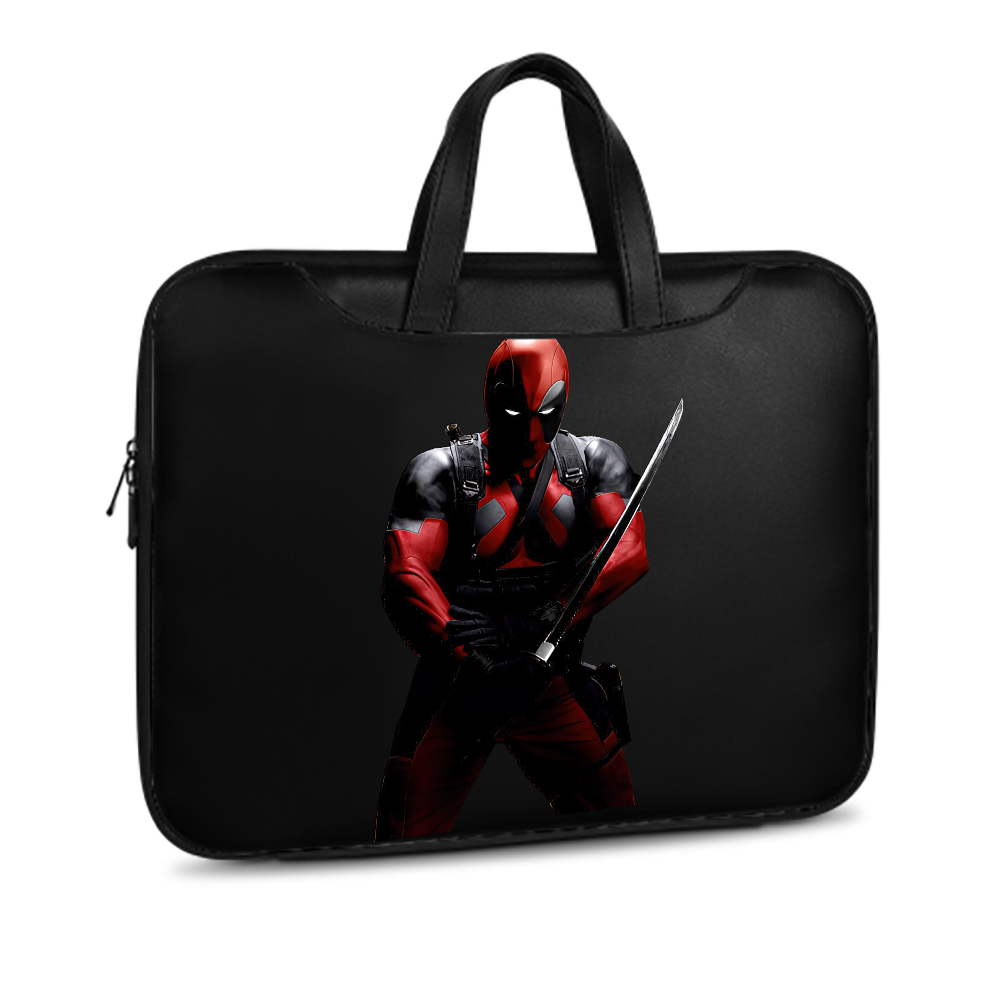 （画像用） Deadpool デッドプール レザーラップトップバッグ　ノートパソコンケース