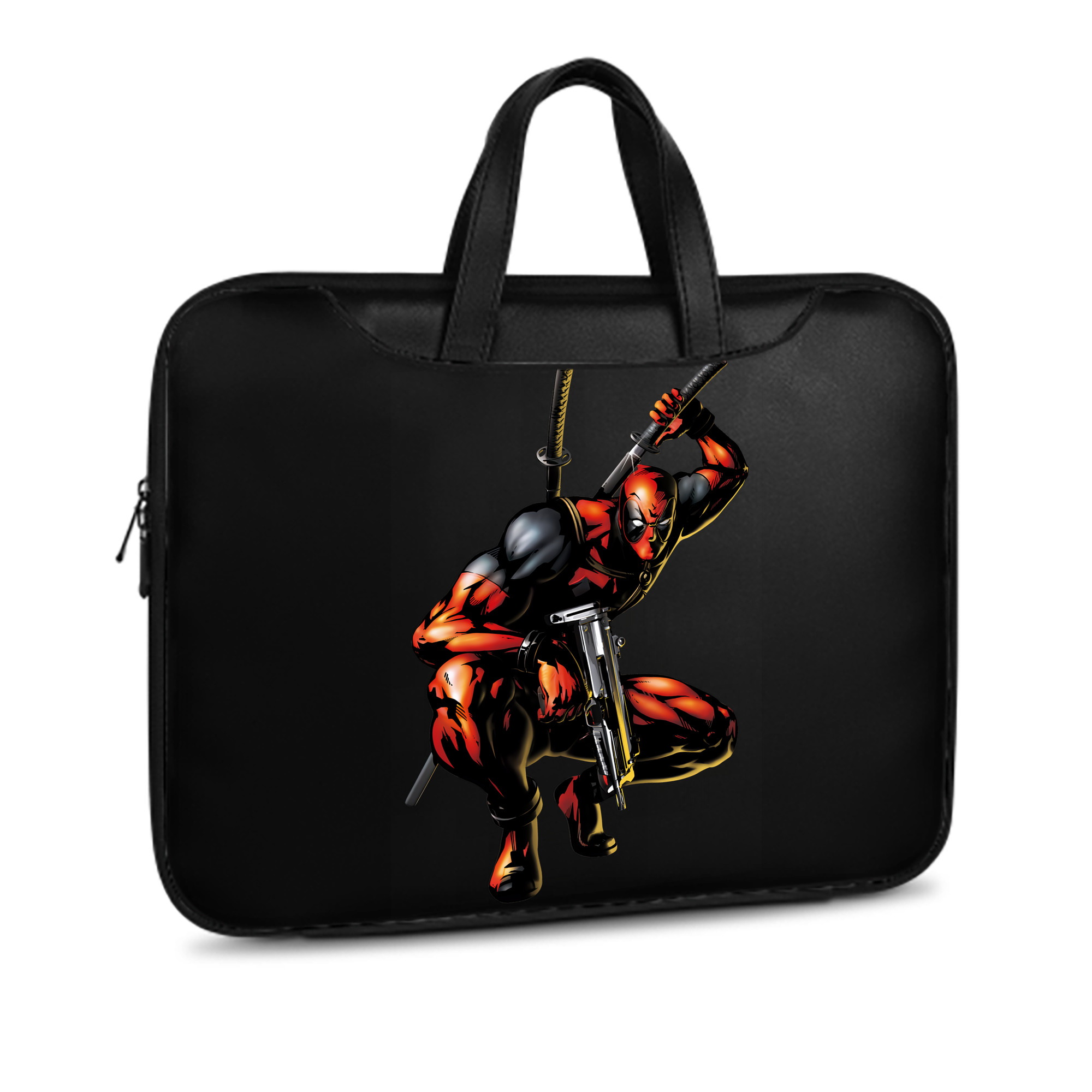 （画像用） Deadpool デッドプール レザーラップトップバッグ　ノートパソコンケース