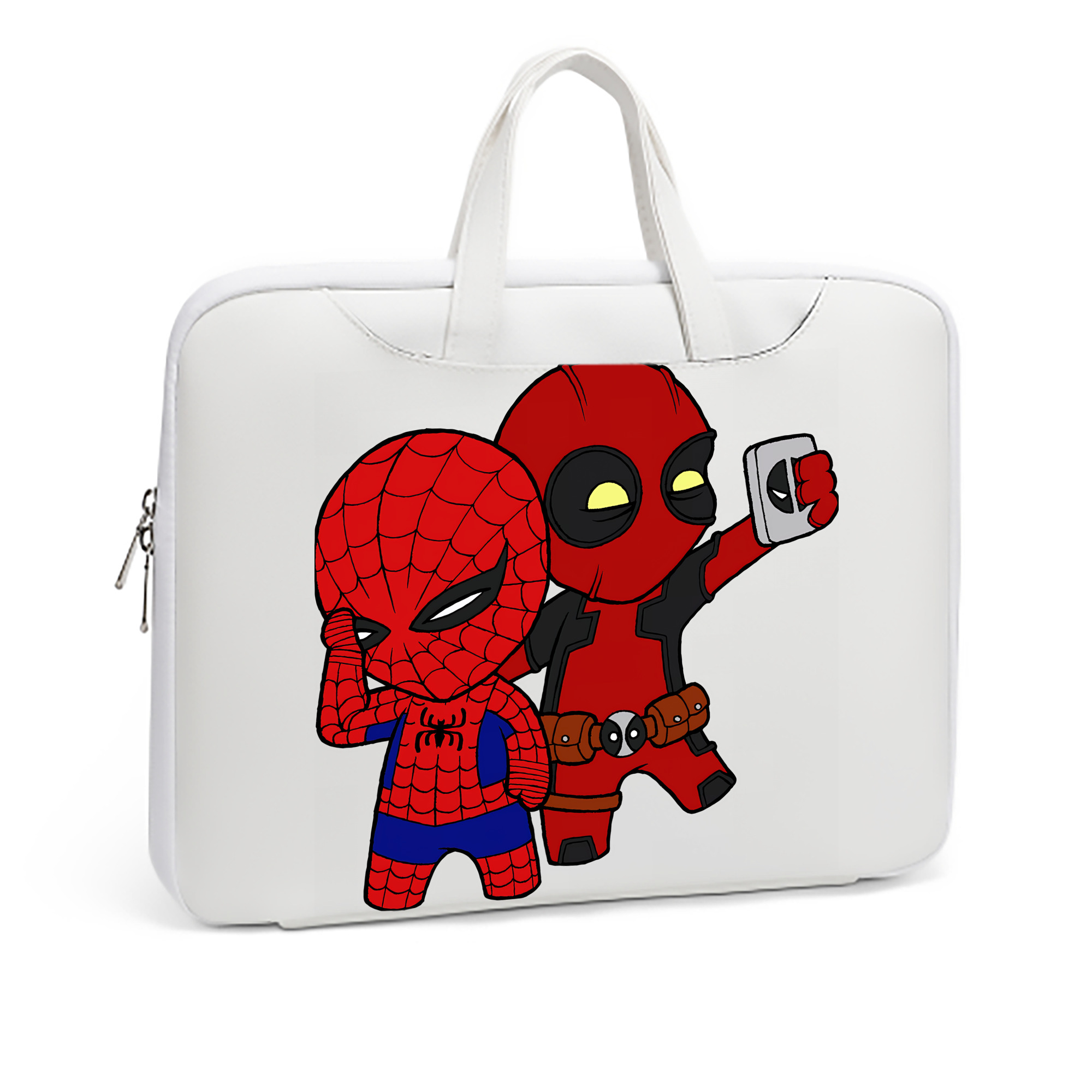（画像用） Deadpool デッドプール レザーラップトップバッグ　ノートパソコンケース